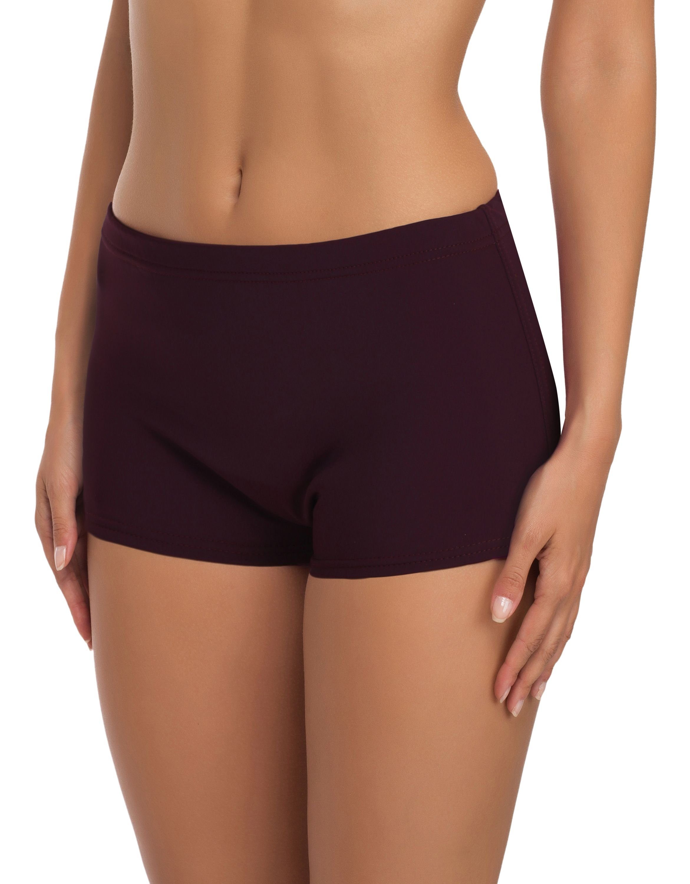Merry Style Badeshorts Damen Badeshorts Bikinihose Modell L23L1 Violett (5227)