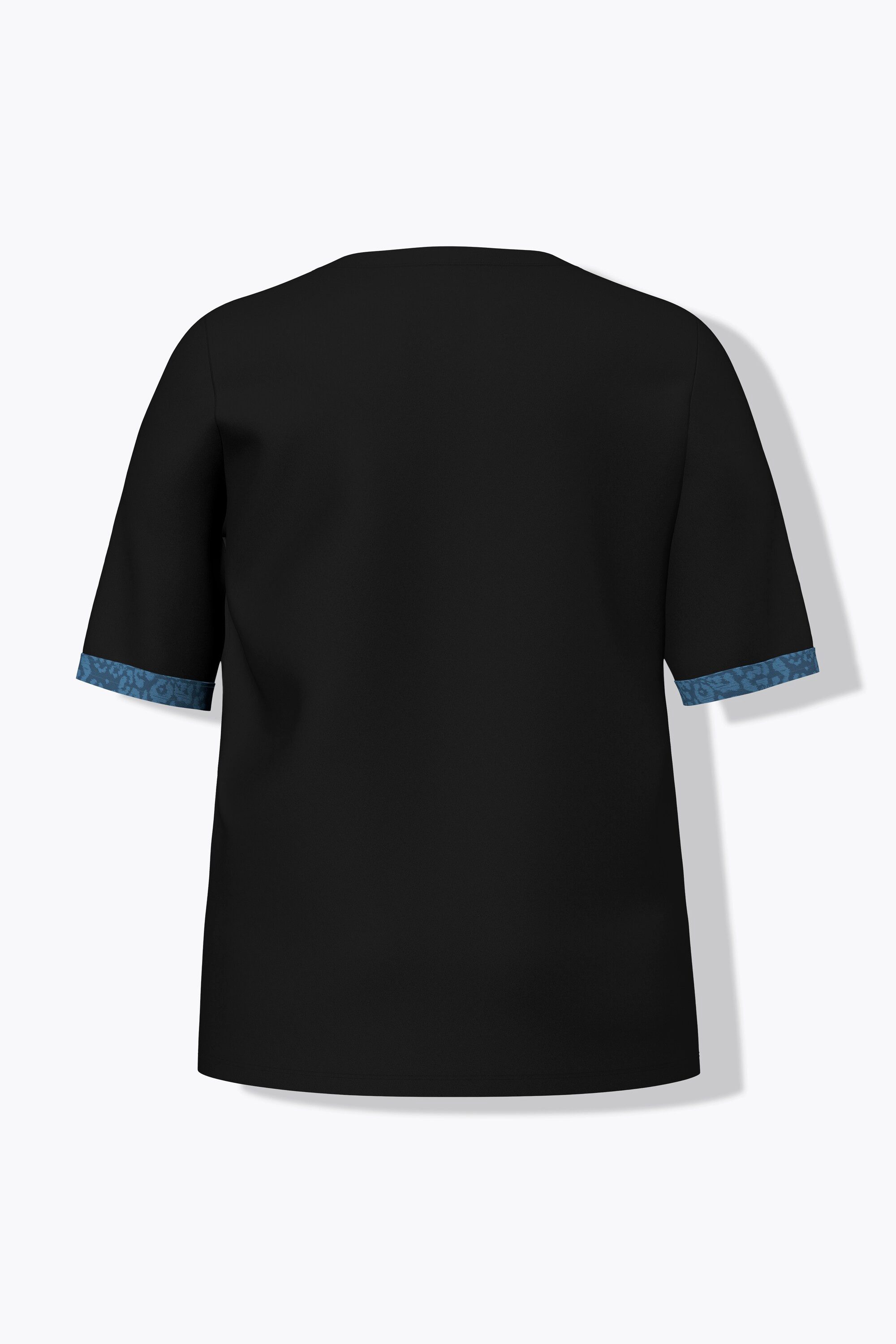 Ulla Popken T-Shirt Funktions-Shirt Motivdruck Classic Rundhals