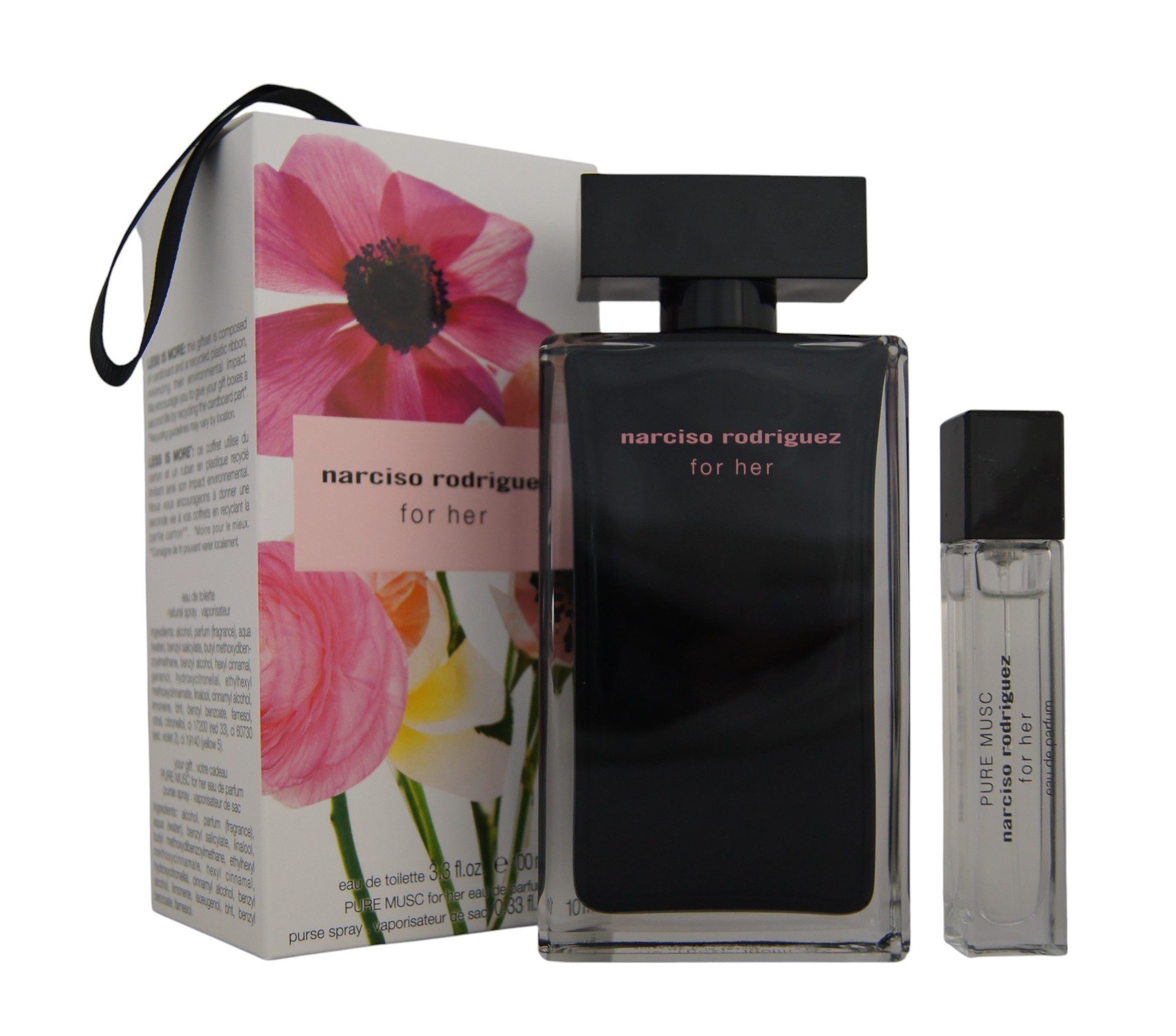 Duft-Set narciso rodriguez for her EDT 100ml + Pure Musc For Her EDP 10ml