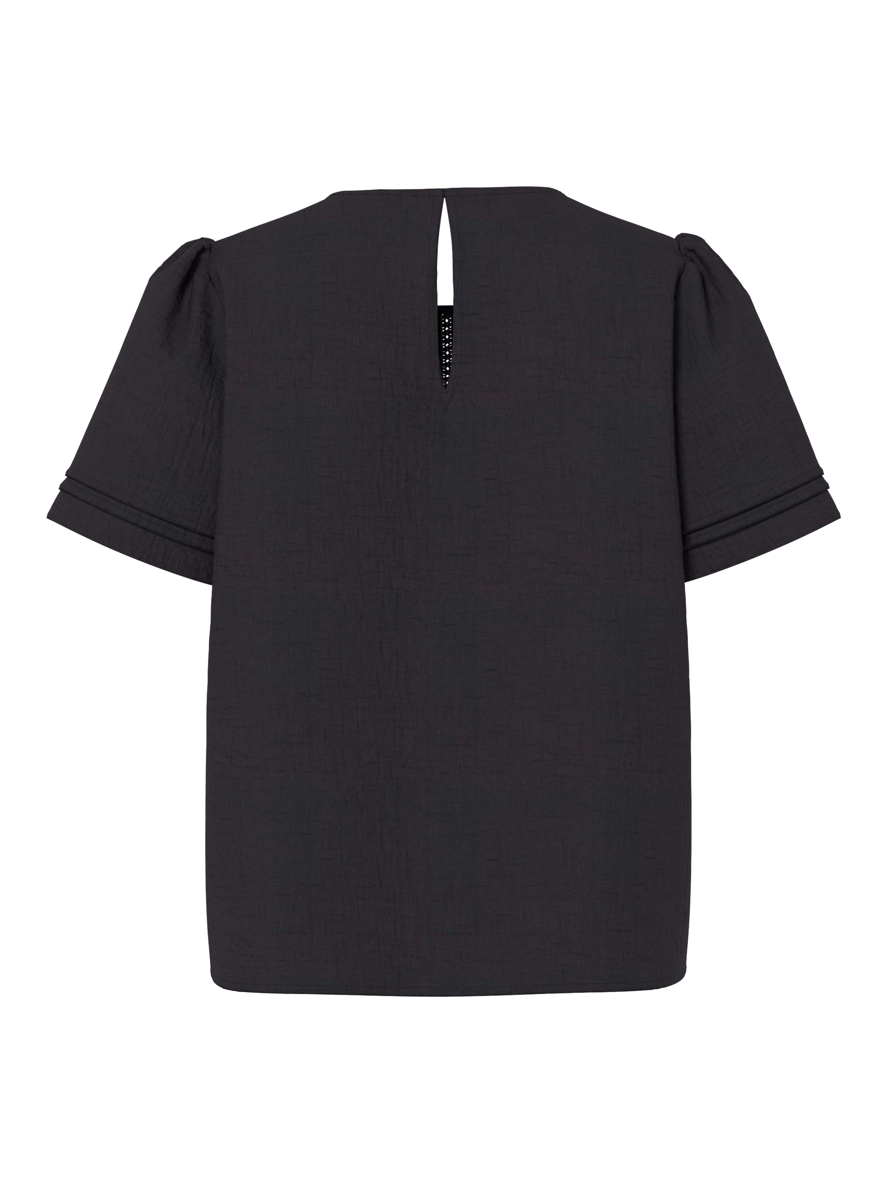 pieces Blusenshirt PCSIKKA SS TOP WVN NOOS BC mit Puffärmeln – Bild 3 von 4