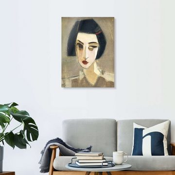 Posterlounge Acrylglasbild Helene Schjerfbeck, Porträt von Gota, Wohnzimmer Modern Malerei