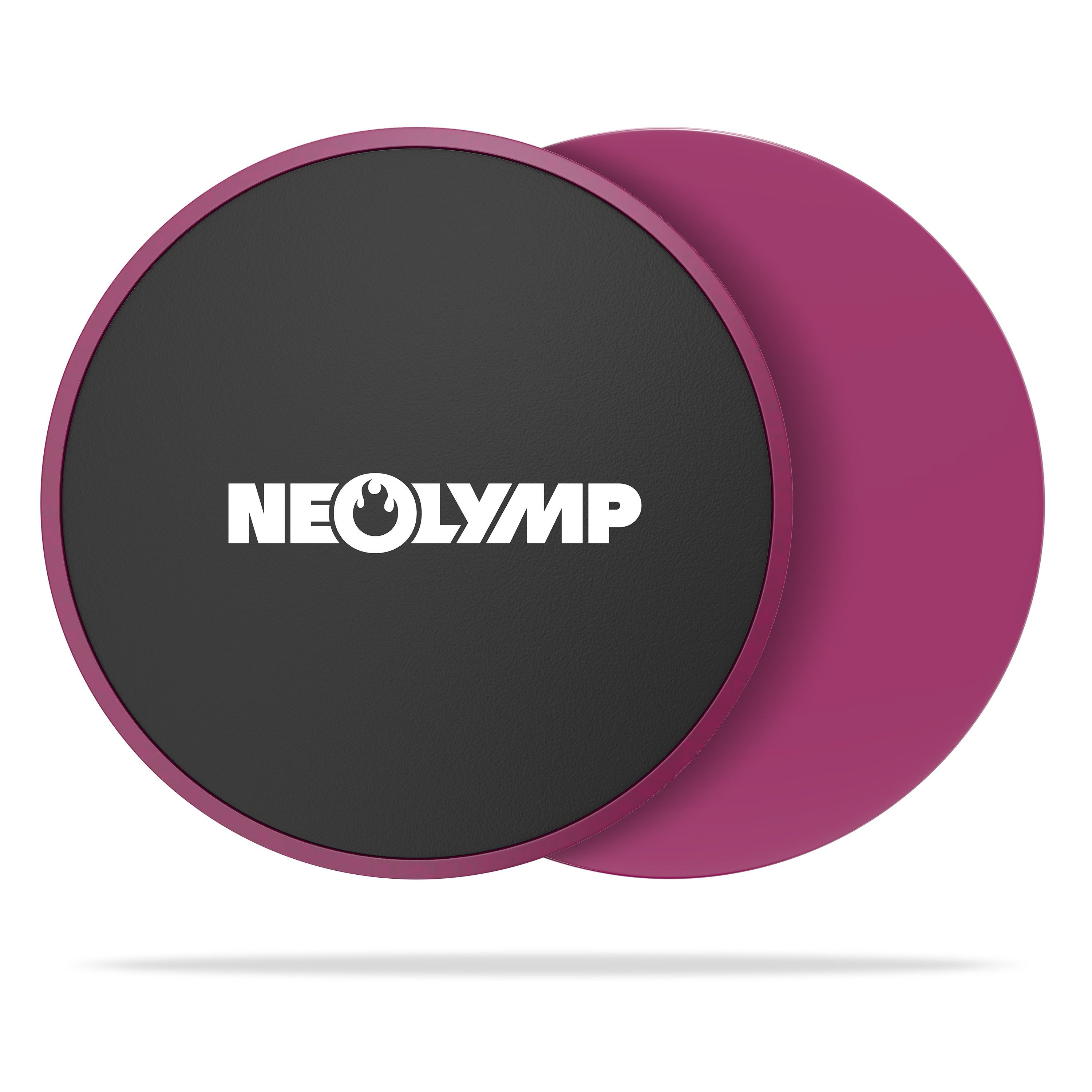 NEOLYMP Pilates-Reformer Pilates Slider - Reformer-Übungen für Zuhause & Studio - Gliding Discs, (Ganzkörper - Yoga & Pilates Sliders Fitness Gliding Discs 2er Set), Doppelseitige Gleitscheiben für Hartboden & Teppich - Core Training