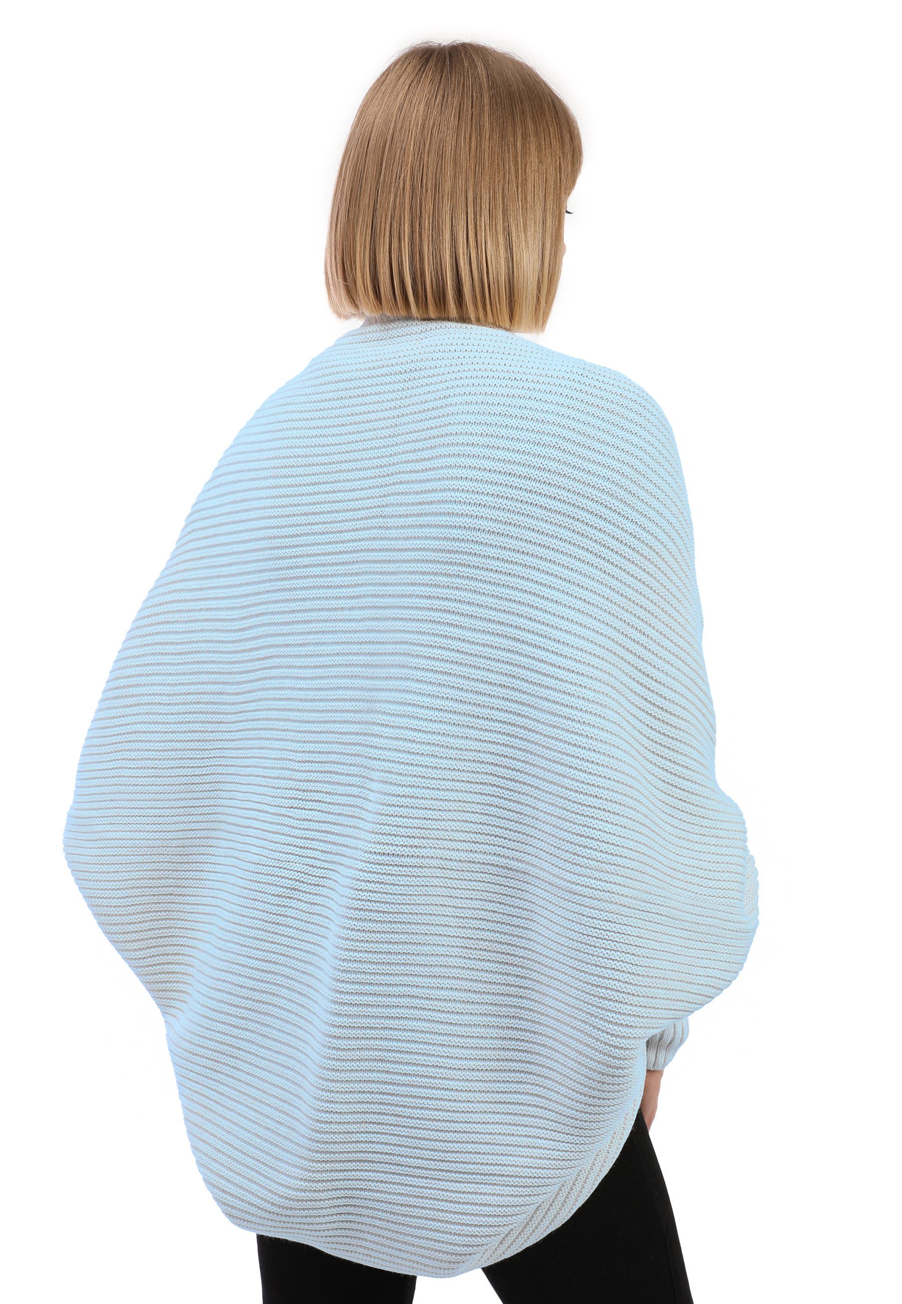 Felix Hardy Strickjacke Langärmelige Strickjacke aus Wollmischung mit Fledermausärmeln – Bild 4 von 4