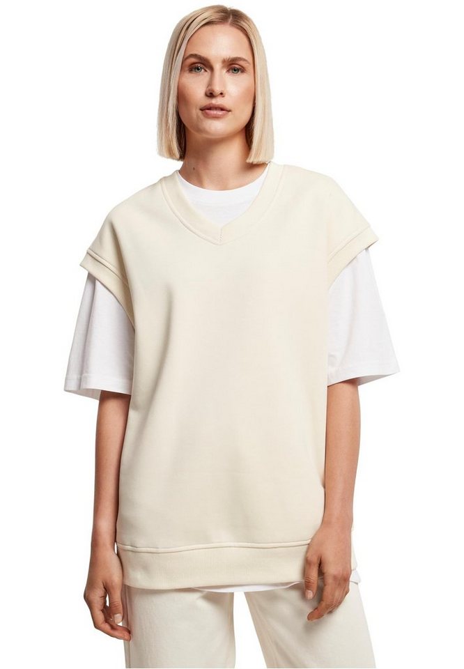 URBAN CLASSICS Sweatshirt Damen Ladies Oversized Sweat Slipover (1-tlg),  Sweat aus Baumwollmischung mit angenehmen Tragegefühl