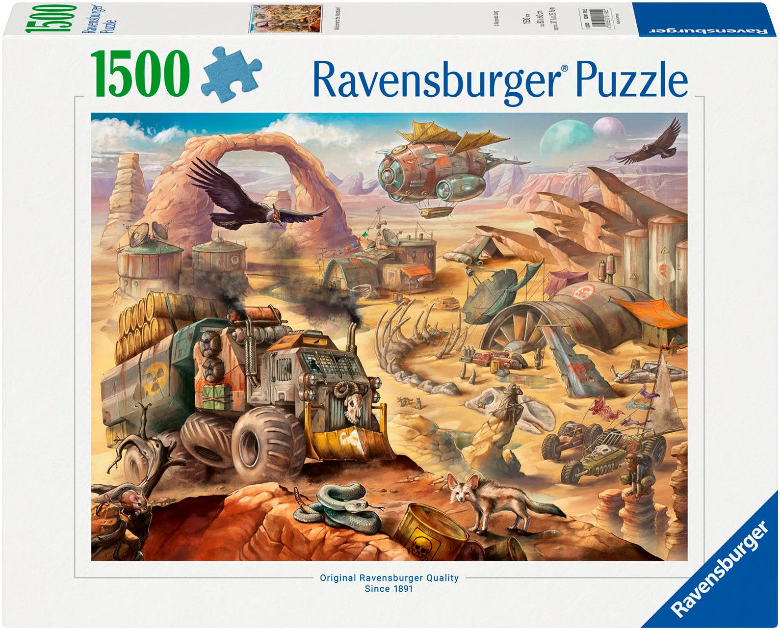 Ravensburger Puzzle Wilkommen in Ödland, 1500 Puzzleteile, Made in Germany