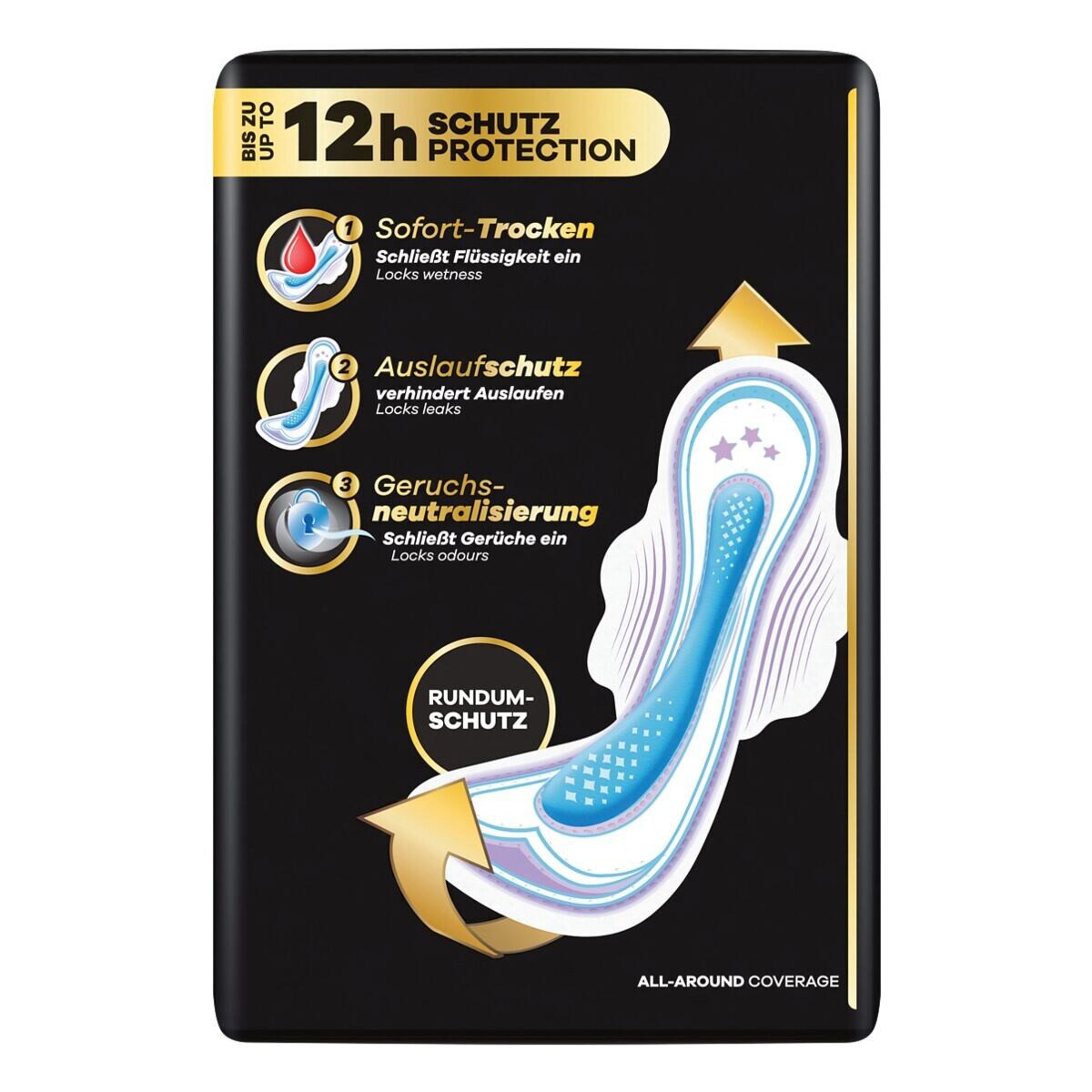 always Binden Ultra Secure Night Extra Größe 5, 5 von 6 Gr., 14 Stück, einzeln verpackt