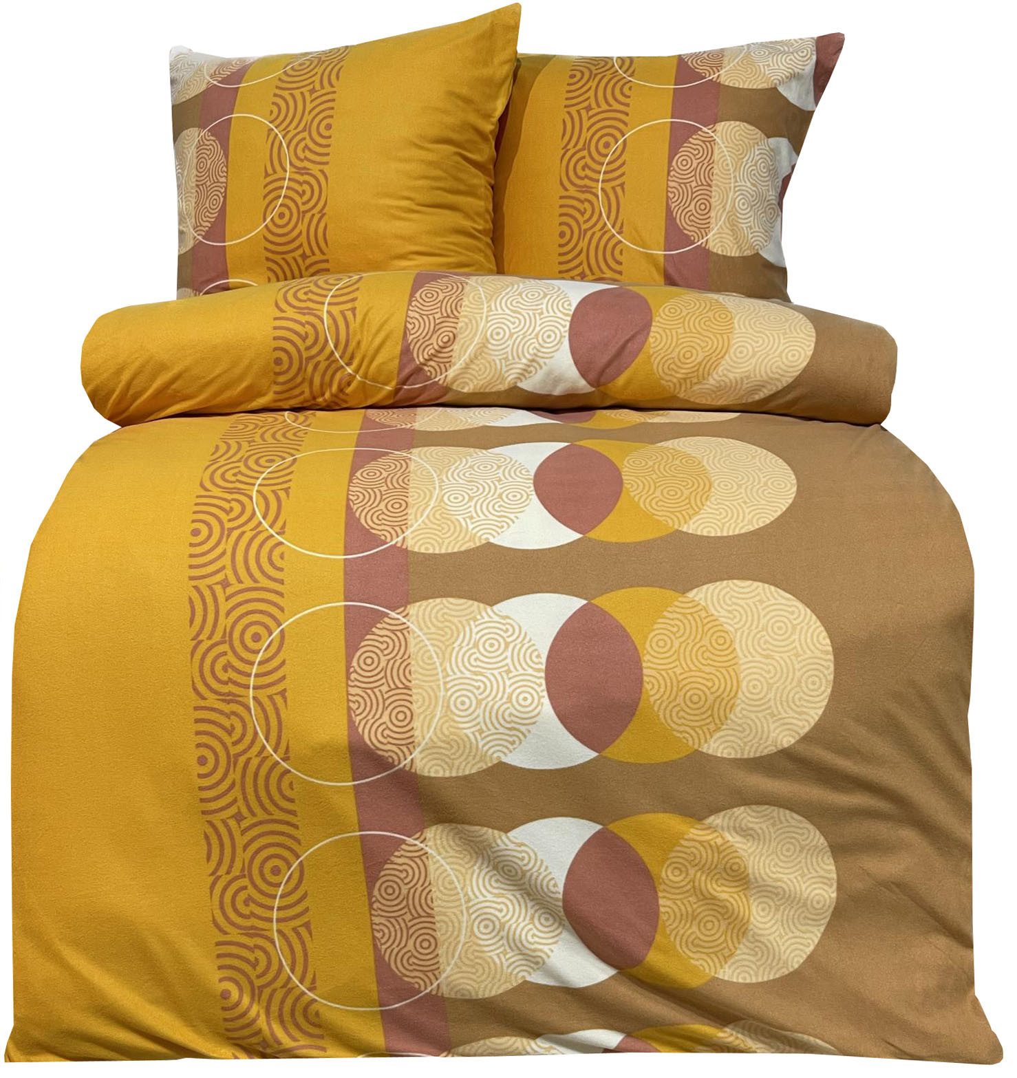 Leonado Vicenti Bettwäsche Fleece Winter 135x200 80x80 warm, Fleece, 2 teil günstig online kaufen