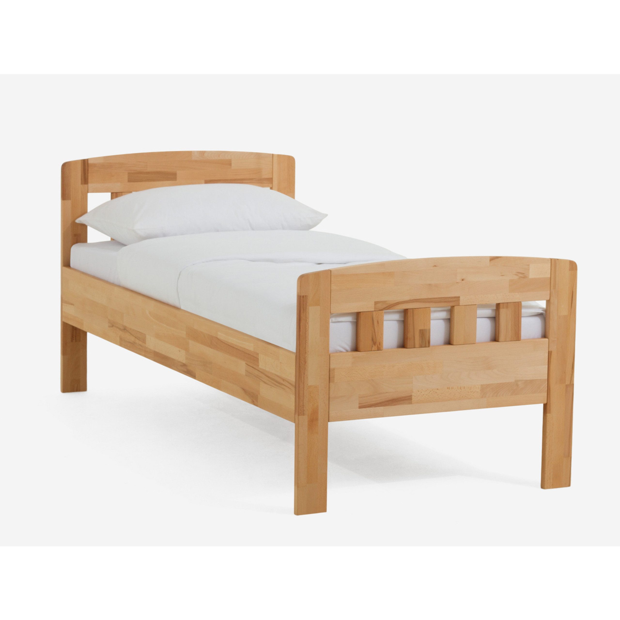 Dico Bettumrandung Dico Komfortbett 90x200 cm Kernbuche geölt, Massivholz