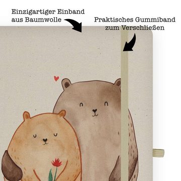 Mr. & Mrs. Panda Notizbuch Bären Liebe - Transparent - Geschenk, Partner, Geschenk Hochzeit, Not Mr. & Mrs. Panda, Personalisierbar