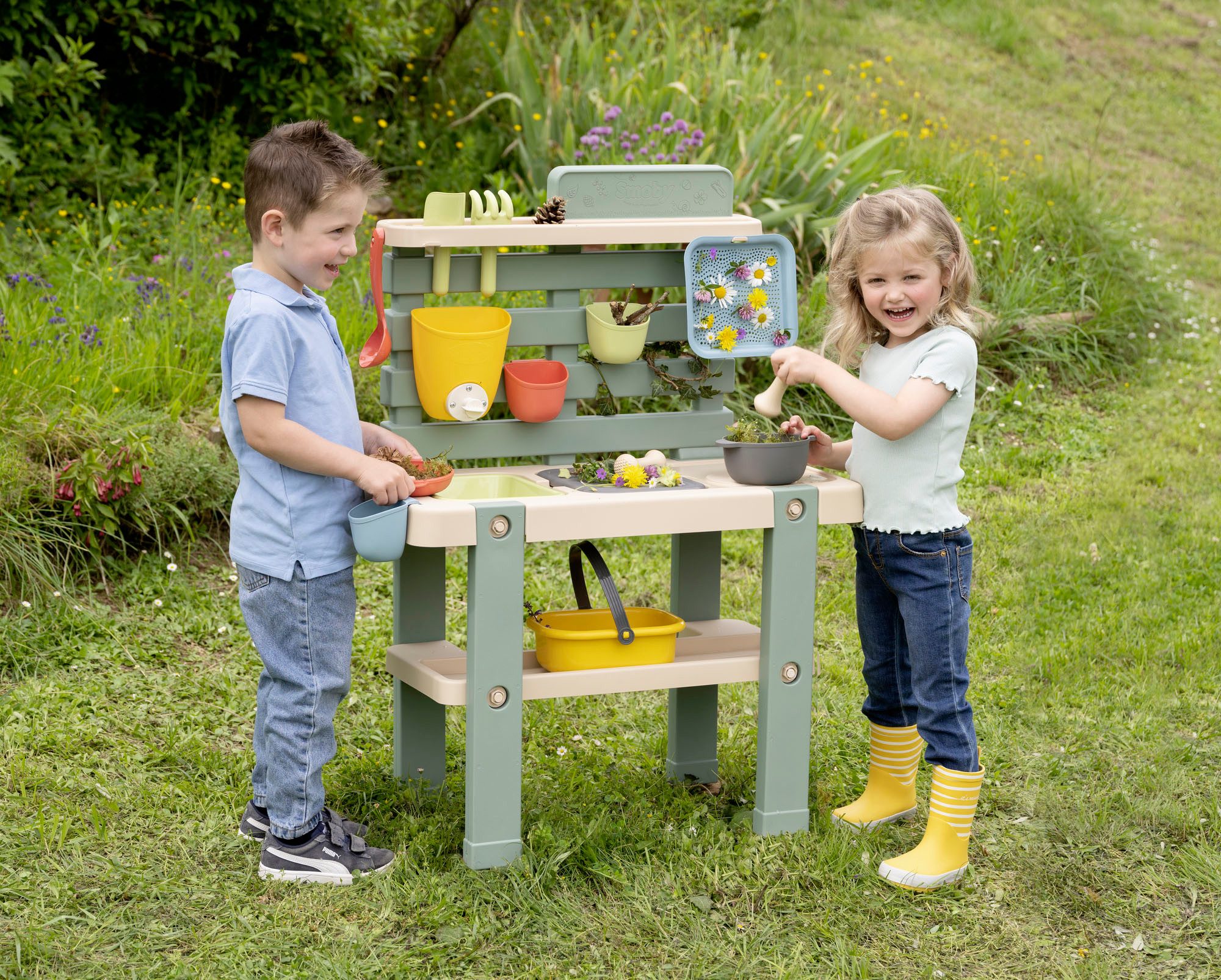 Smoby Outdoor-Spielküche Smoby Life Matschküche Kunststoff, Made in Europe günstig online kaufen