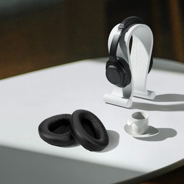 kwmobile 2x Ohr Polster für Edifier W800BT Plus HiFi-Kopfhörer (Ohrpolster Kopfhörer - Kunstleder Polster für Over Ear Headphones)