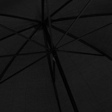 vidaXL Taschenregenschirm Regenschirm Schwarz 130 cm