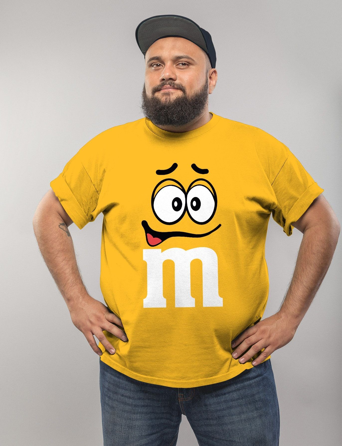 MoonWorks Print-Shirt Herren T-Shirt Fasching Karneval günstig online kaufen