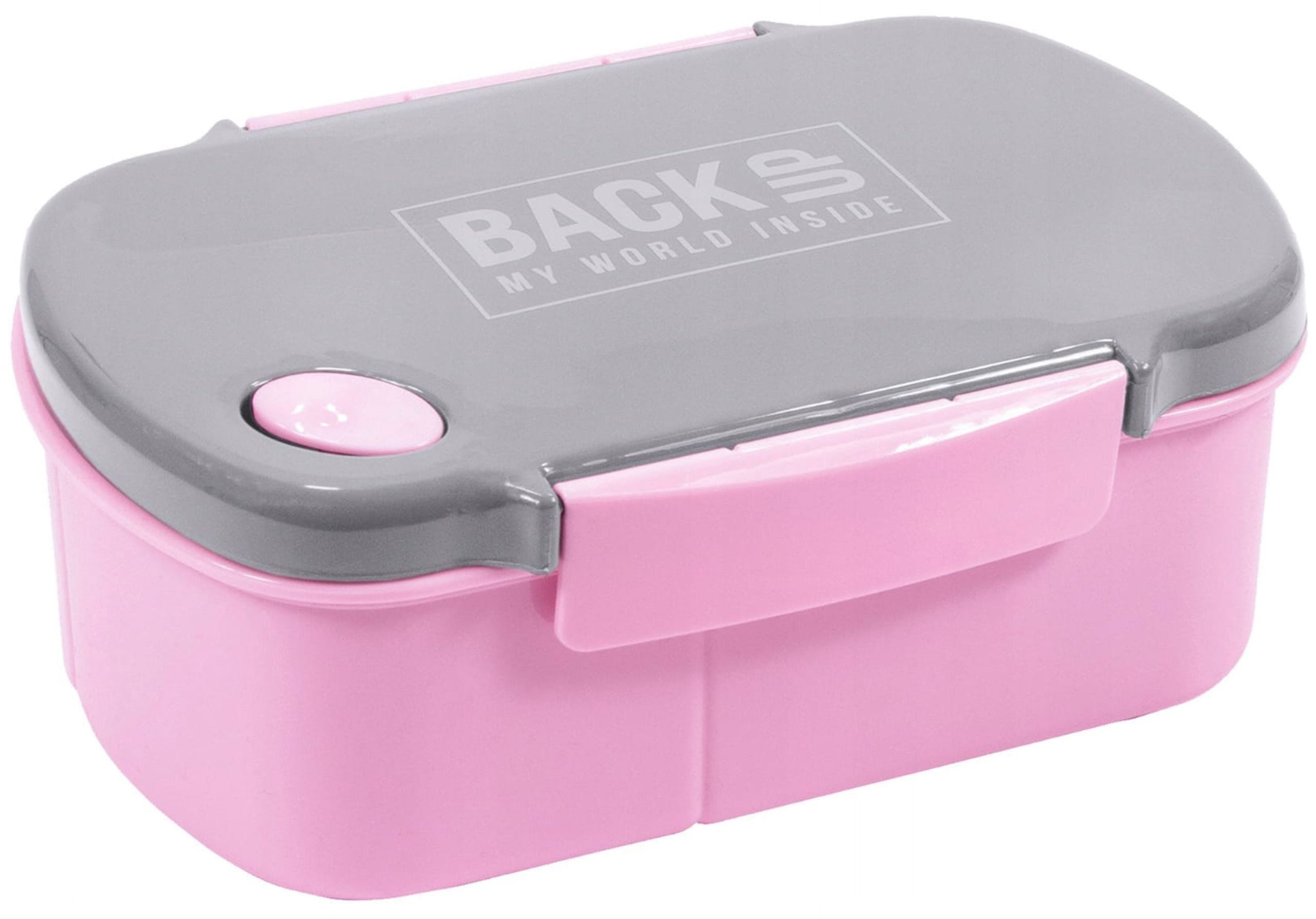 Festivalartikel Lunchbox Kinder Frühstücksset: Tritan Trinkflasche + Lunchbox, BPA-frei, Rosa – Bild 4 von 4