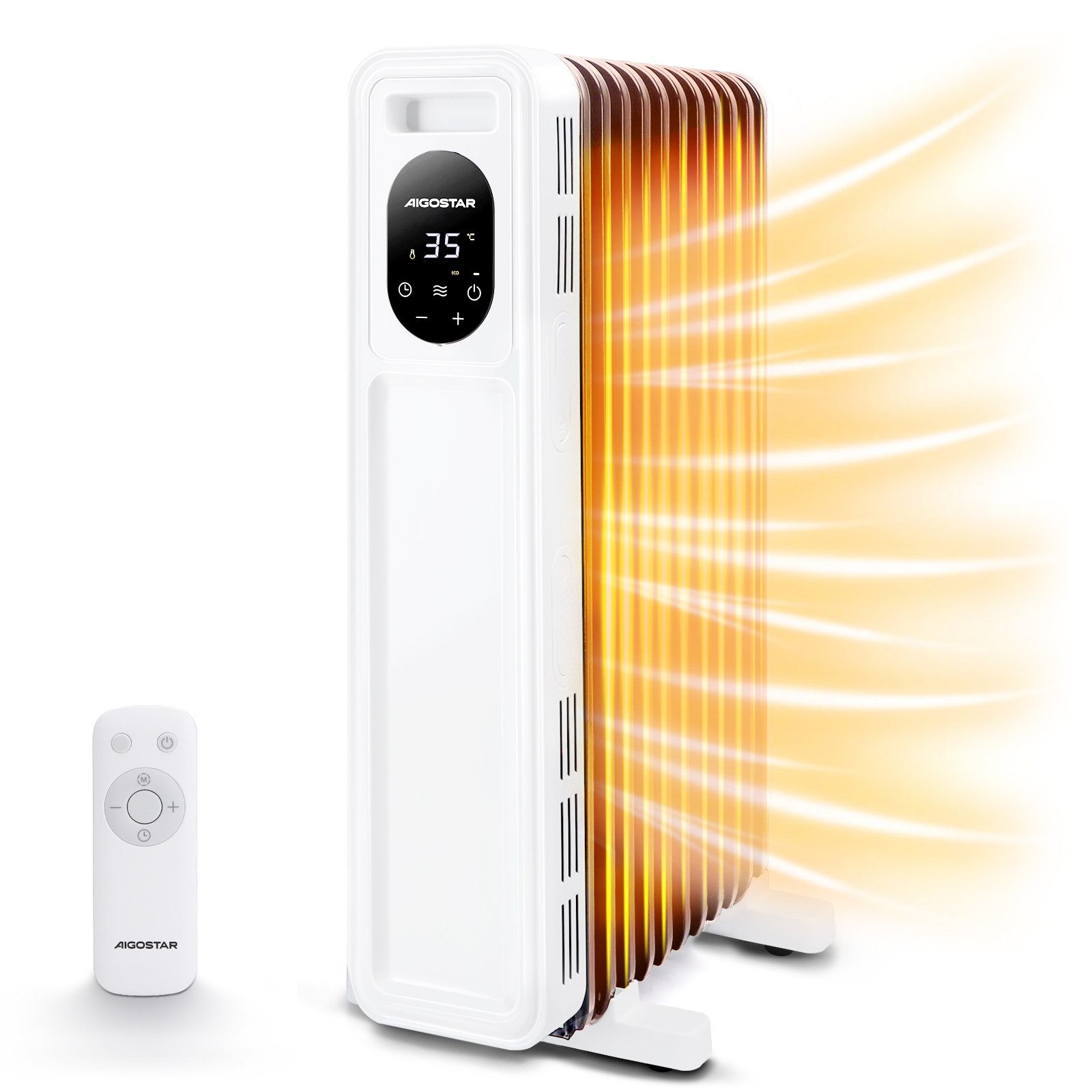 Aigostar Ölradiator Energiesparend Heizung Elektrisch mit Thermostat & Fern günstig online kaufen