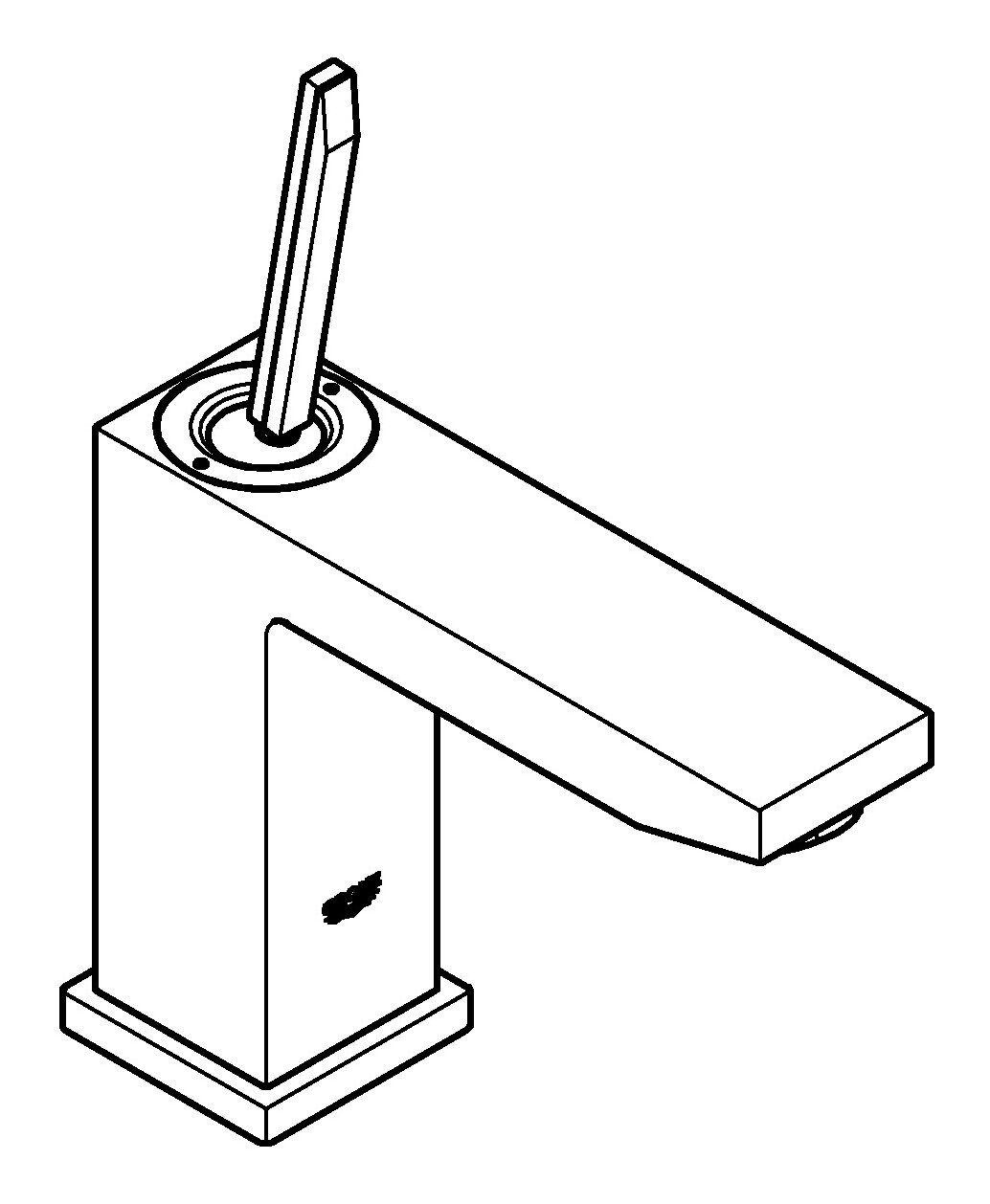 Einhand-Waschtischbatterie Chrom - Eurocube Eurodisc Waschtischarmatur Joy M-Size Grohe Joystick