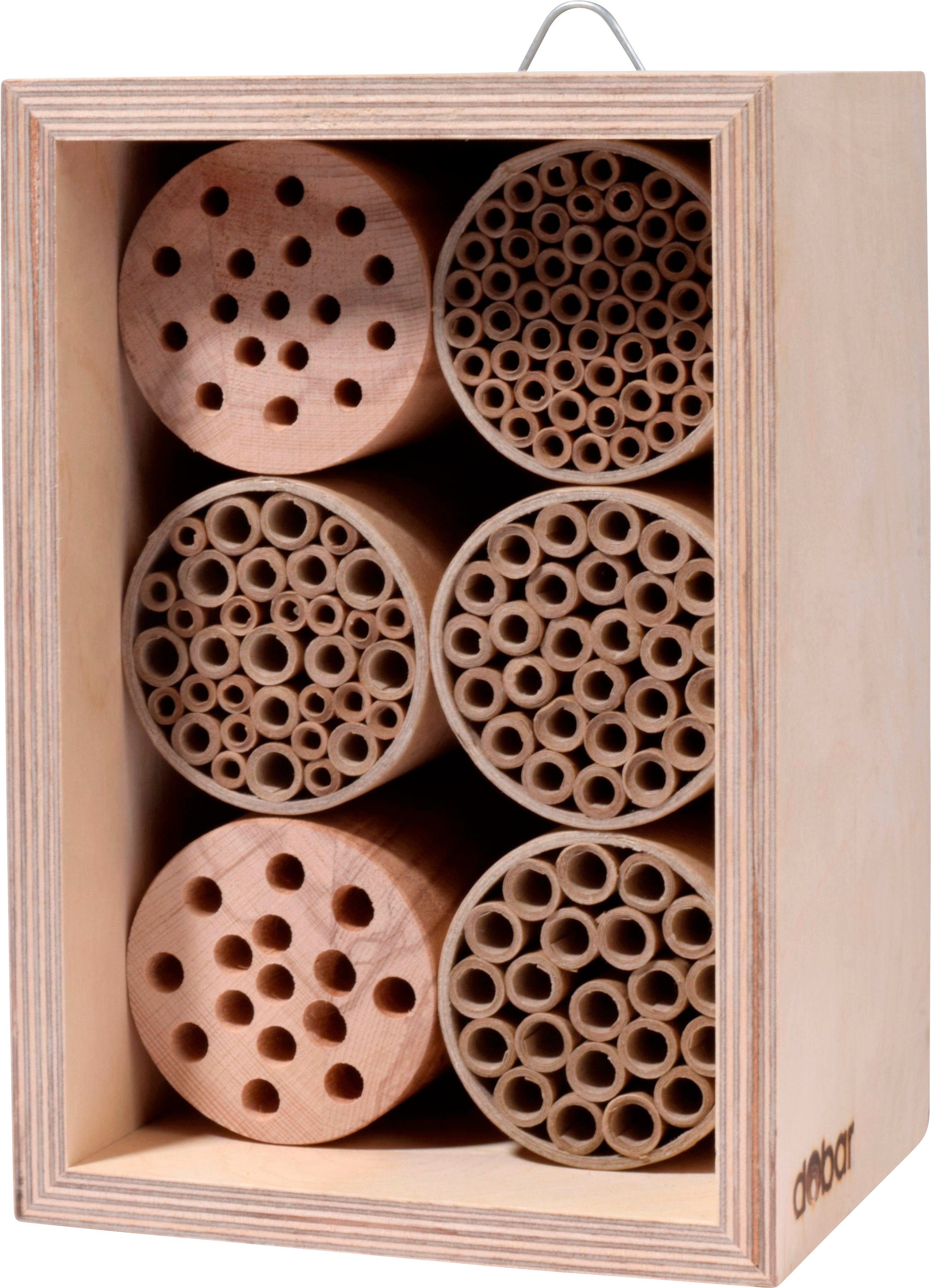 dobar Insektenhotel Profi, BxTxH: 15x12,5x22 cm, für Wildbienen