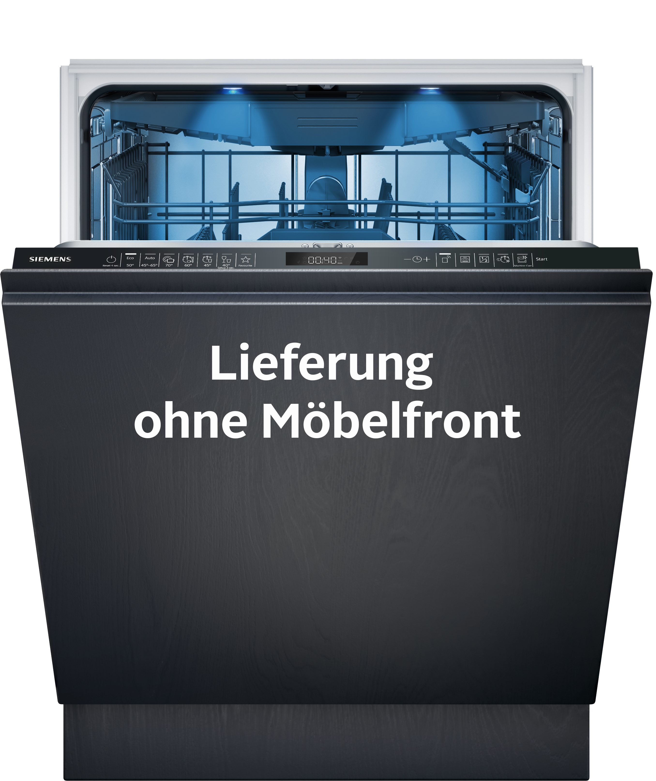 SIEMENS vollintegrierbarer Geschirrspüler iQ500 SN65EX22CE, 14 Maßgedecke