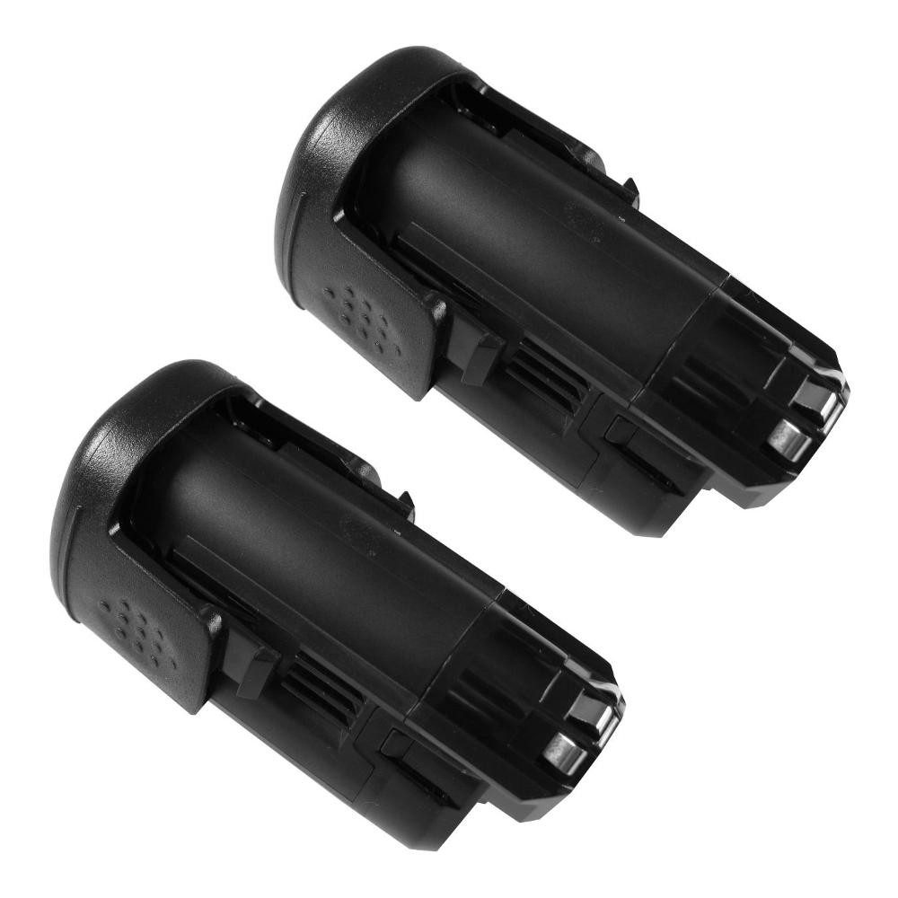 Trade-Shop 2x Akku passend für 26150875JA, 2607336867, B812-01, B812-02 Akku Li-Ion 1500 mAh (10,8 V)