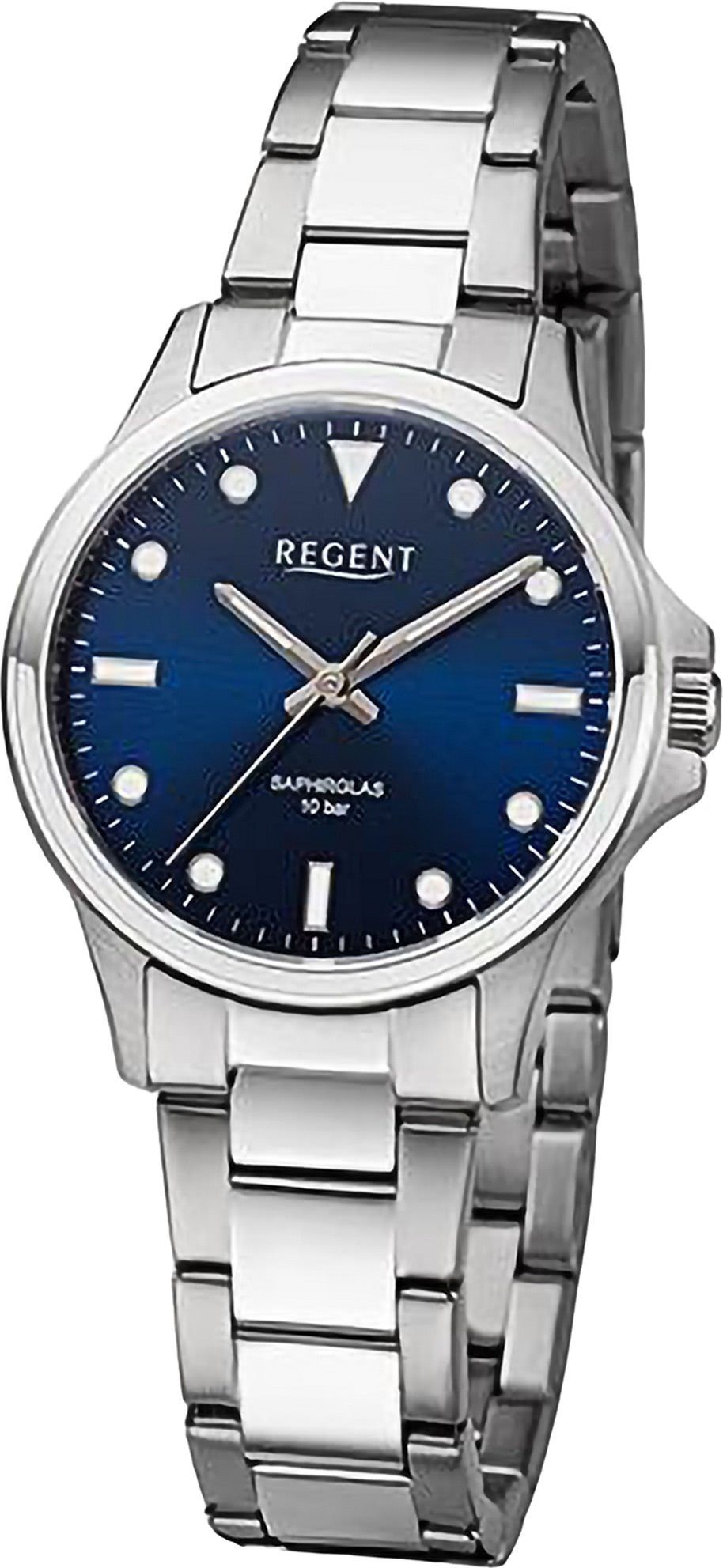 Quarzuhr Regent Damen Armbanduhr Analog