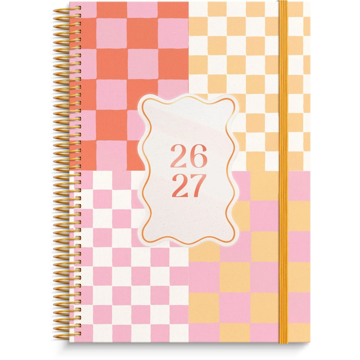 Jahresplaner Organizer & Notes A5 Checkered 26/27 17M