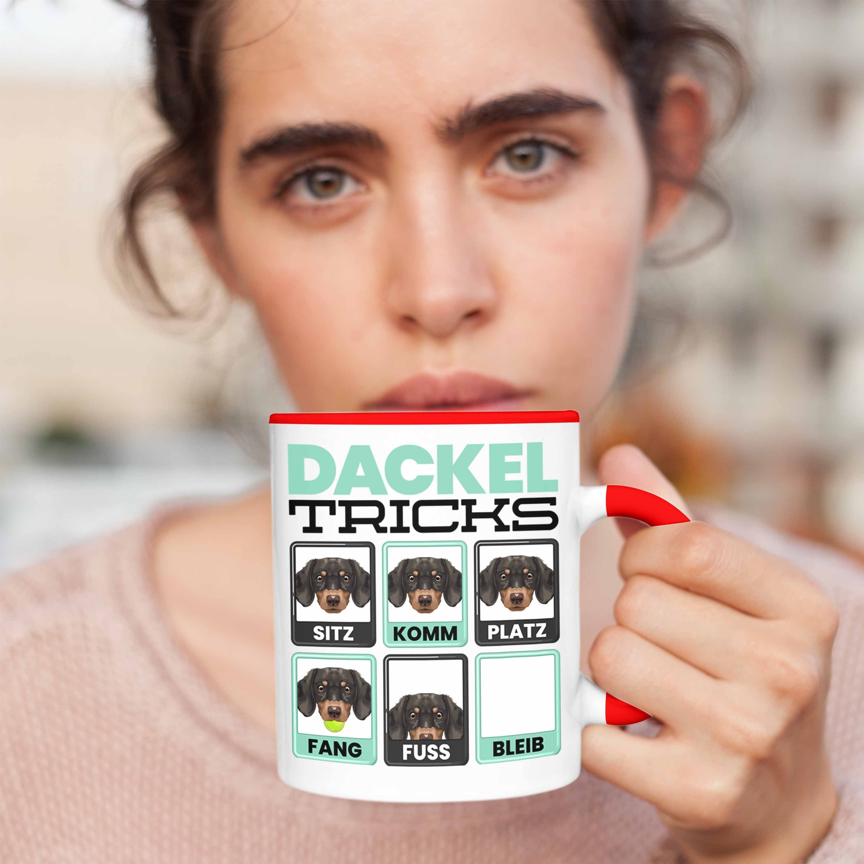 Trendation Dackel Besitzer Lustiger Spruch Dackel Rot Tri Geschenkidee Tasse Geschenk Tasse