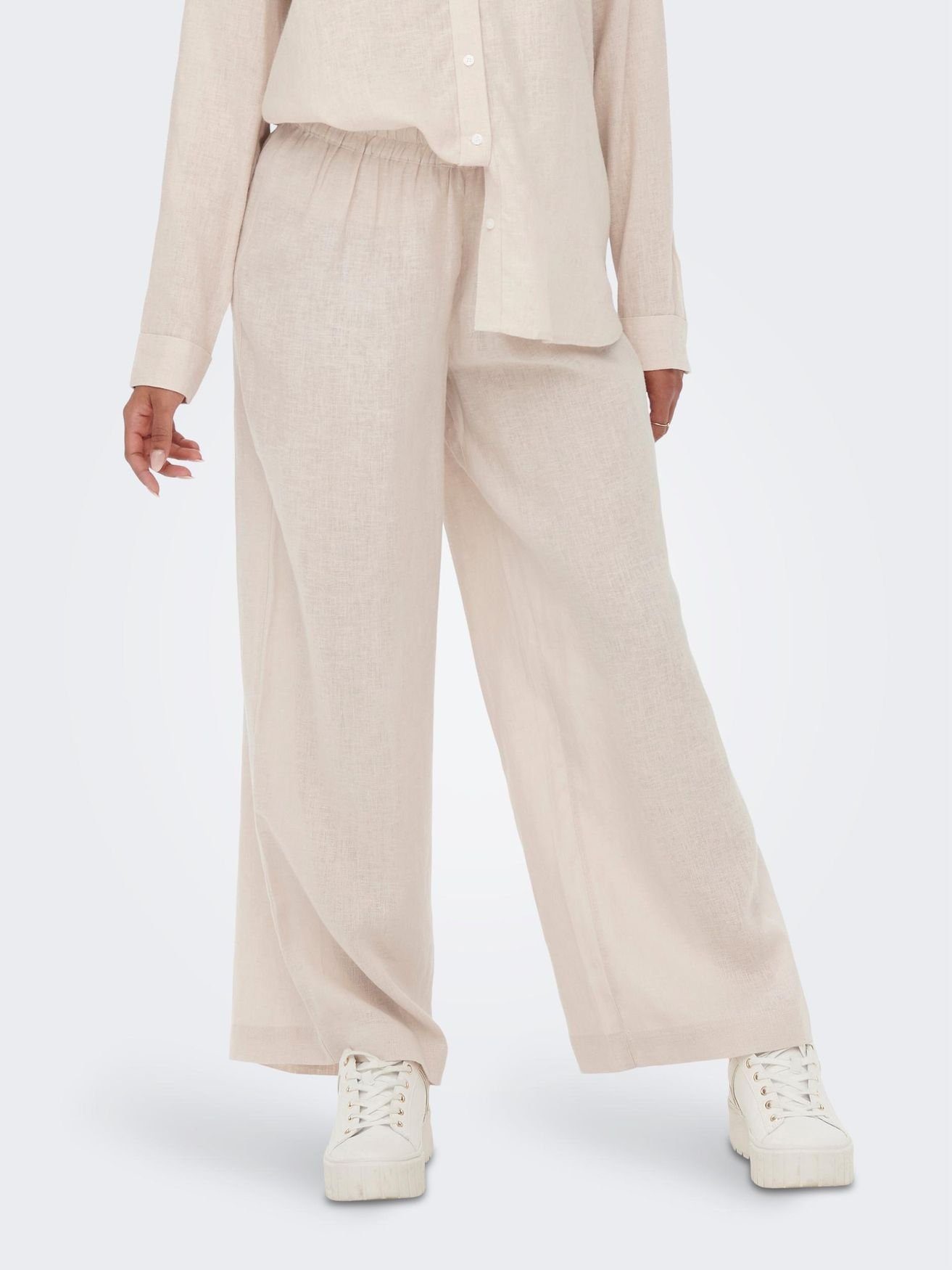 ONLY Stoffhose ONLTOKYO HW LINEN BLEND günstig online kaufen