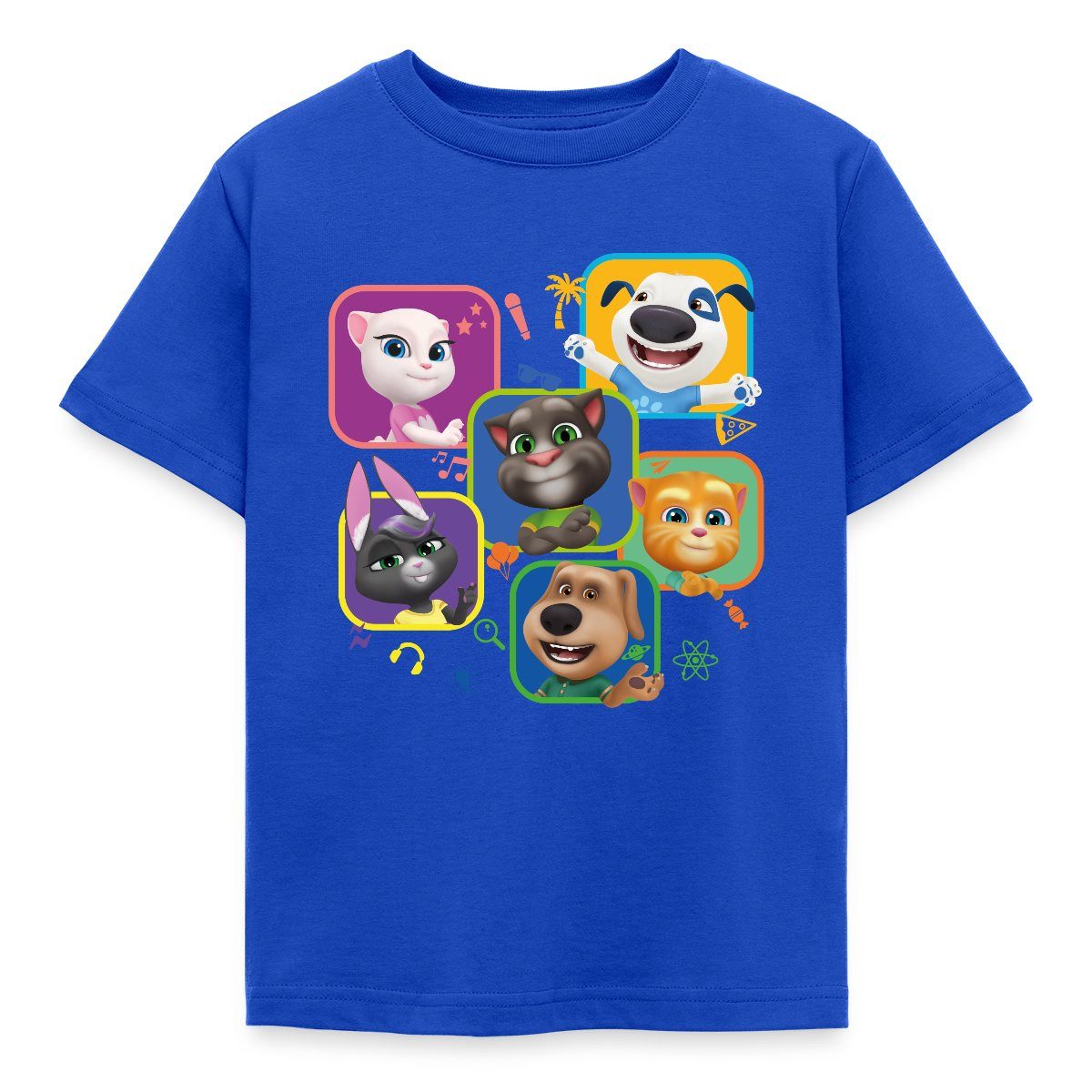 T-Shirt Talking Tom & Friends Charaktere Kinder T-Shirt