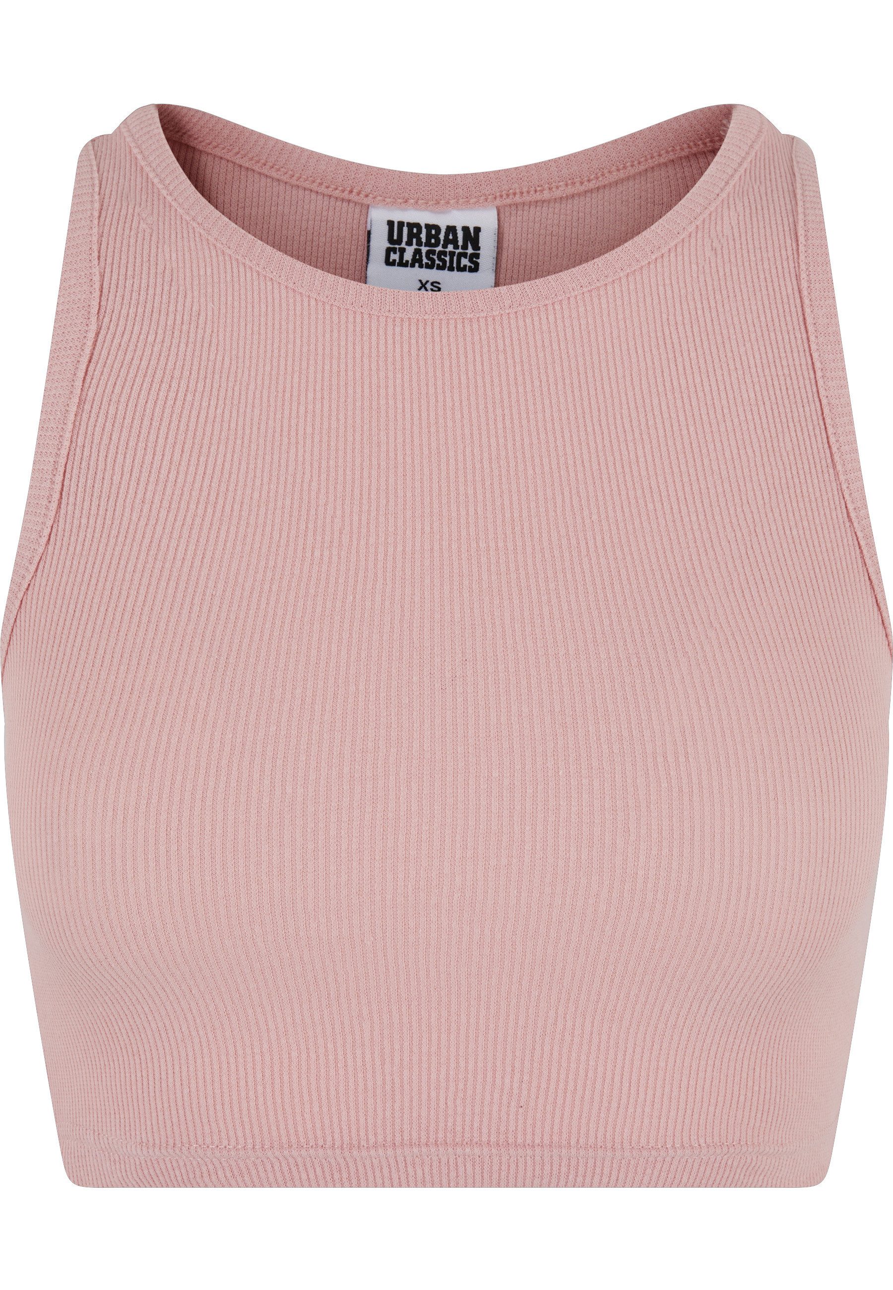 URBAN CLASSICS Tanktop Urban Classics Damen Ladies Cropped Rib Top (1-tlg)