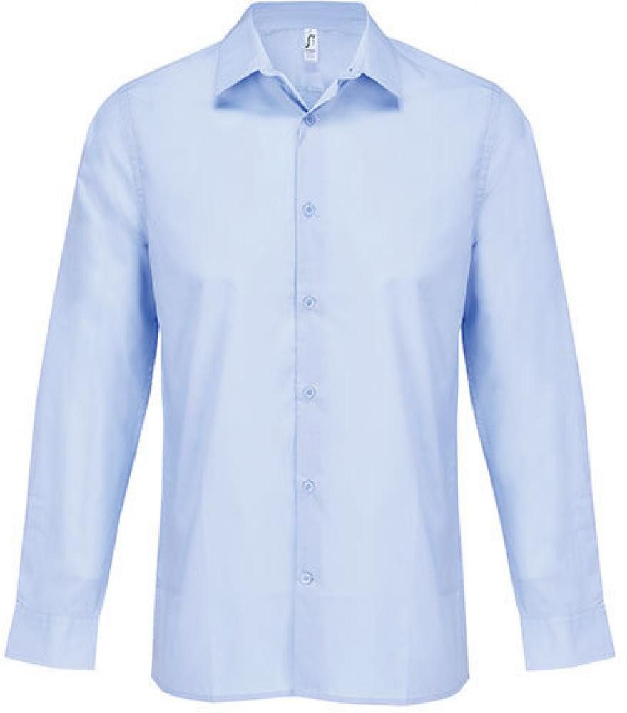 SOLS Outdoorhemd Herren Poplin Shirt Long Sleeve - Bailey