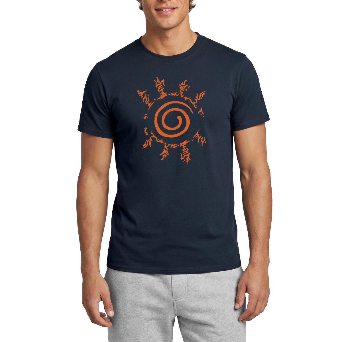 T-Shirt Naruto Shippuden Symbol Hakke No Fuuin Shiki Männer T-Shirt