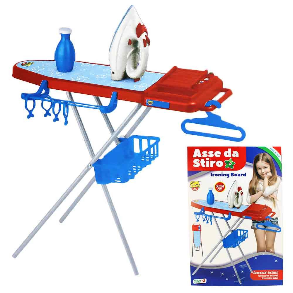 BEMIRO Kinder-Bügelbrett Spielzeug-Bügelbrett für Kinder - ca. 61 cm günstig online kaufen