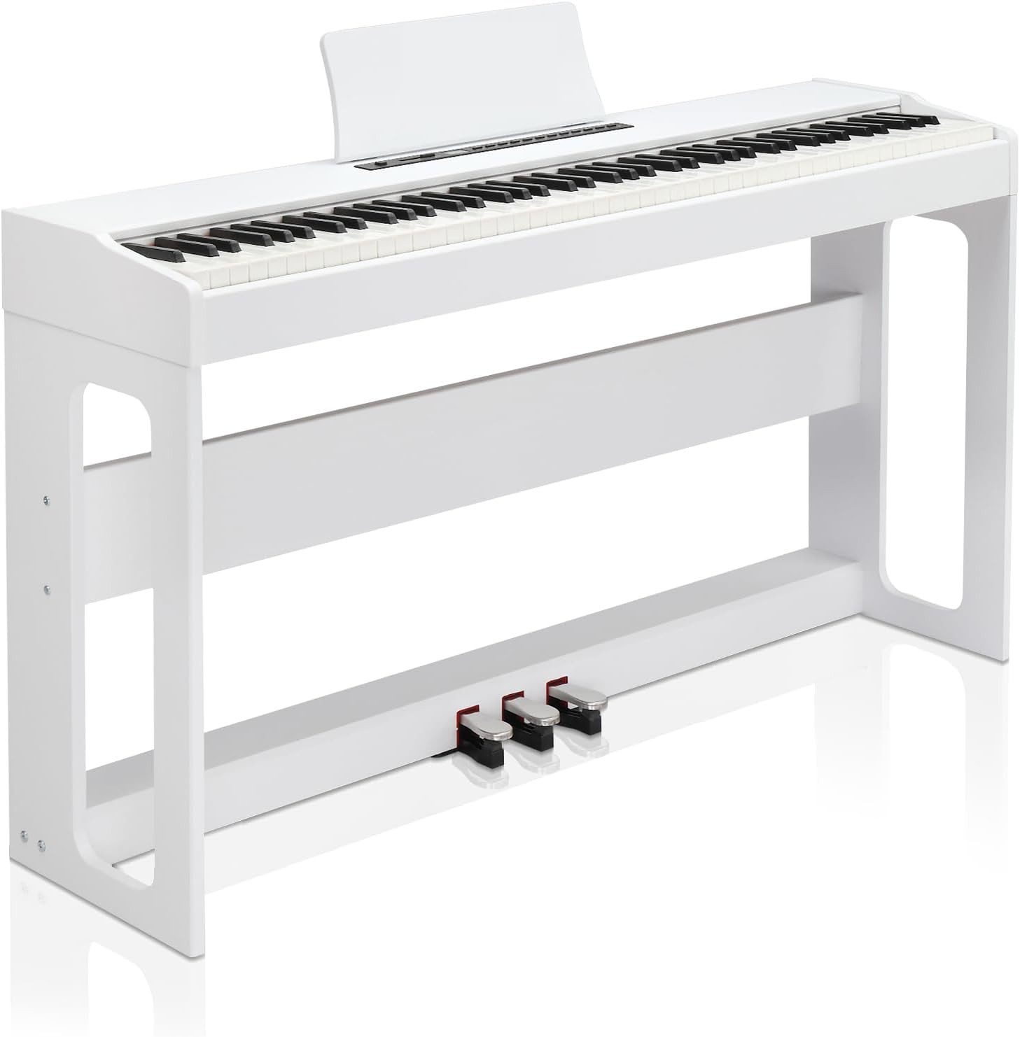 LALAHO Digitalpiano GDP-104/A-815 Elektro Klavier Digital E-Piano,Dual Bluetooth, Digital E-Piano mit 88 Tasten Hammermechanik 128 Rhythmen