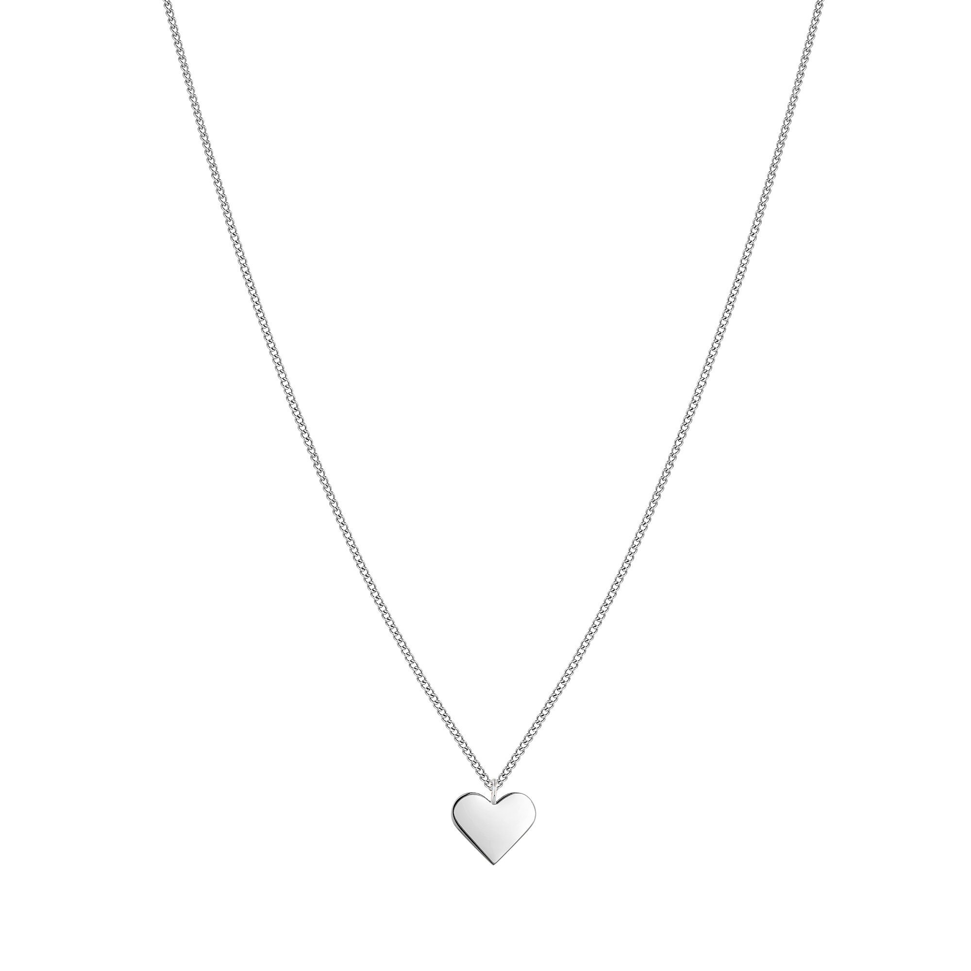 Kette mit Anhänger Heart Edelstahl