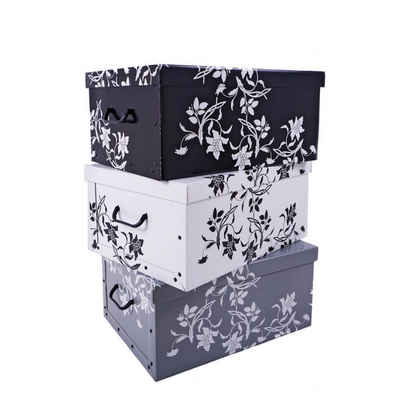 EBUY Aufbewahrungsbox Stapelbares dekoratives Geschenkbox-Set zur Aufbewahrung (1 St)