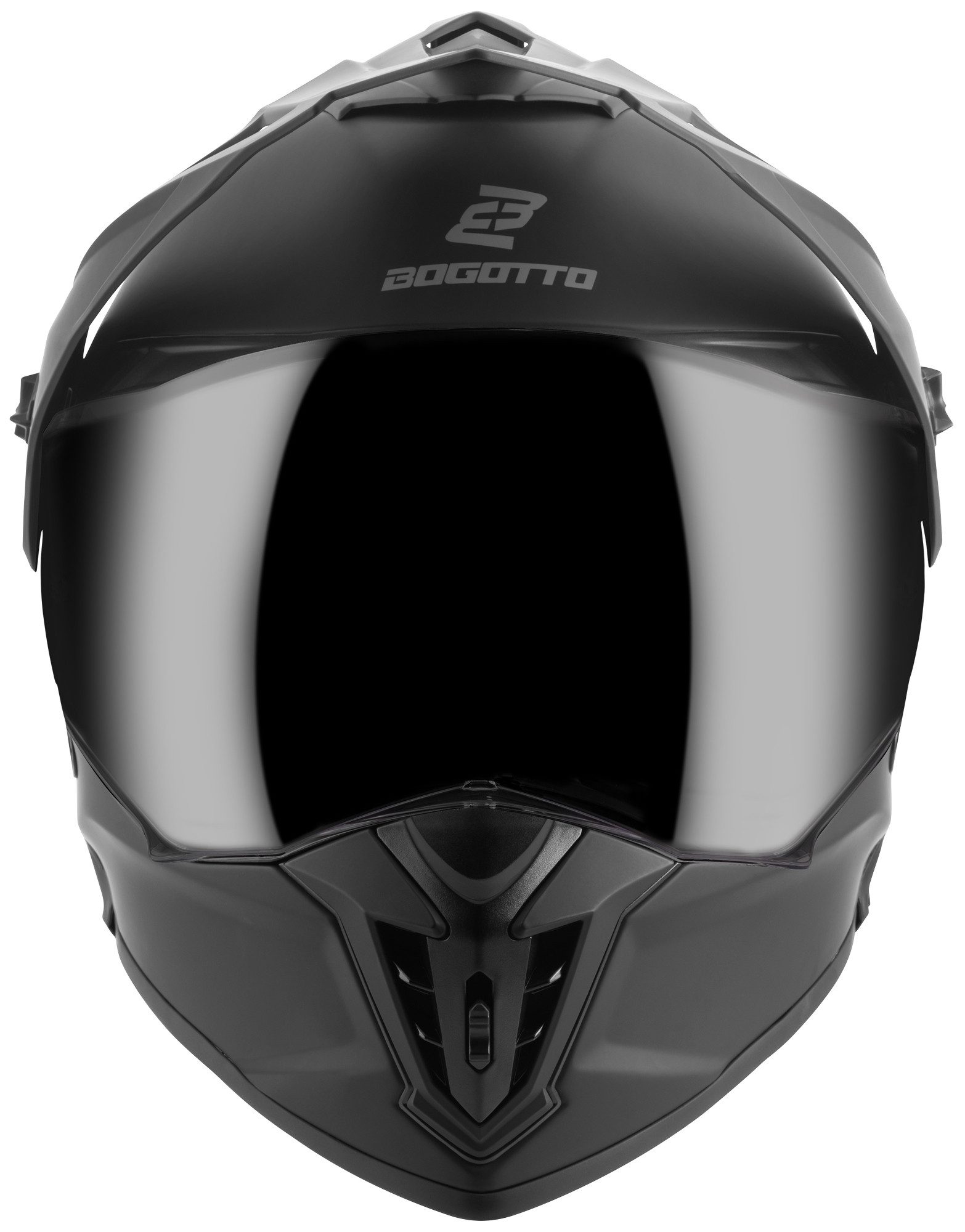 Bogotto Motocrosshelm FG-601 Enduro Helm, vorbereitet für Kommunikationssystem,Notfallsystem-Polsterung (EQ