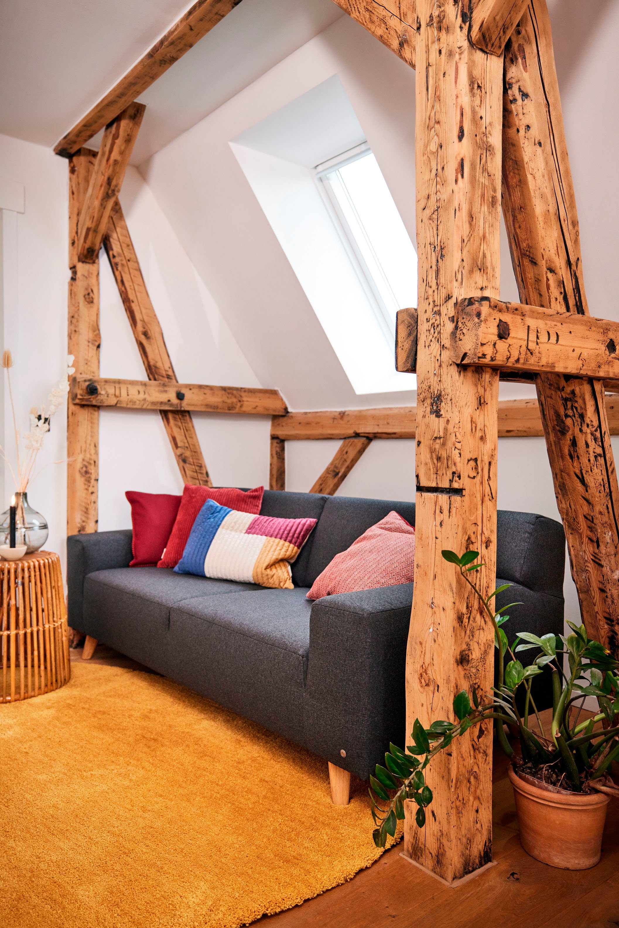 TOM TAILOR HOME Dekokissen Big Corduroy, mit effektvollem Reißverschluss, Kissenhülle ohne Füllung, 1 Stück