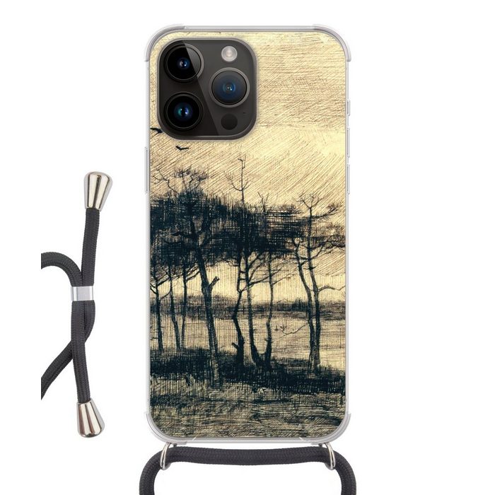 MuchoWow Handyhülle Kiefern im Sumpf - Vincent van Gogh Handyhülle Telefonhülle Apple iPhone 14 Pro