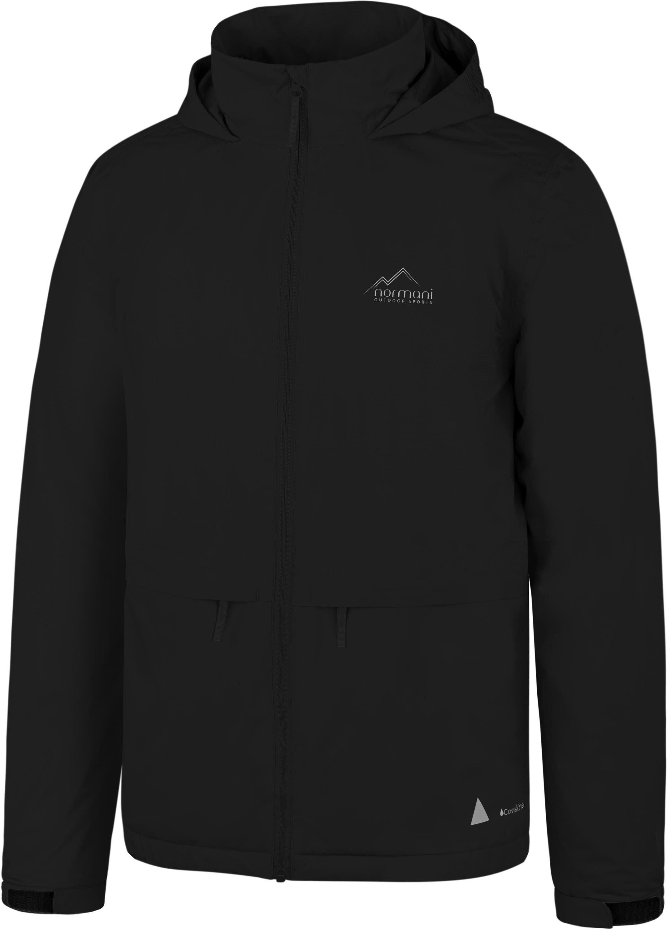normani Regenjacke Kinder-Regenjacke Seattle Wasserdichte Outdoorjacke Regenmantel mit Kapuze und 3M Reflektoren – Bild 2 von 5