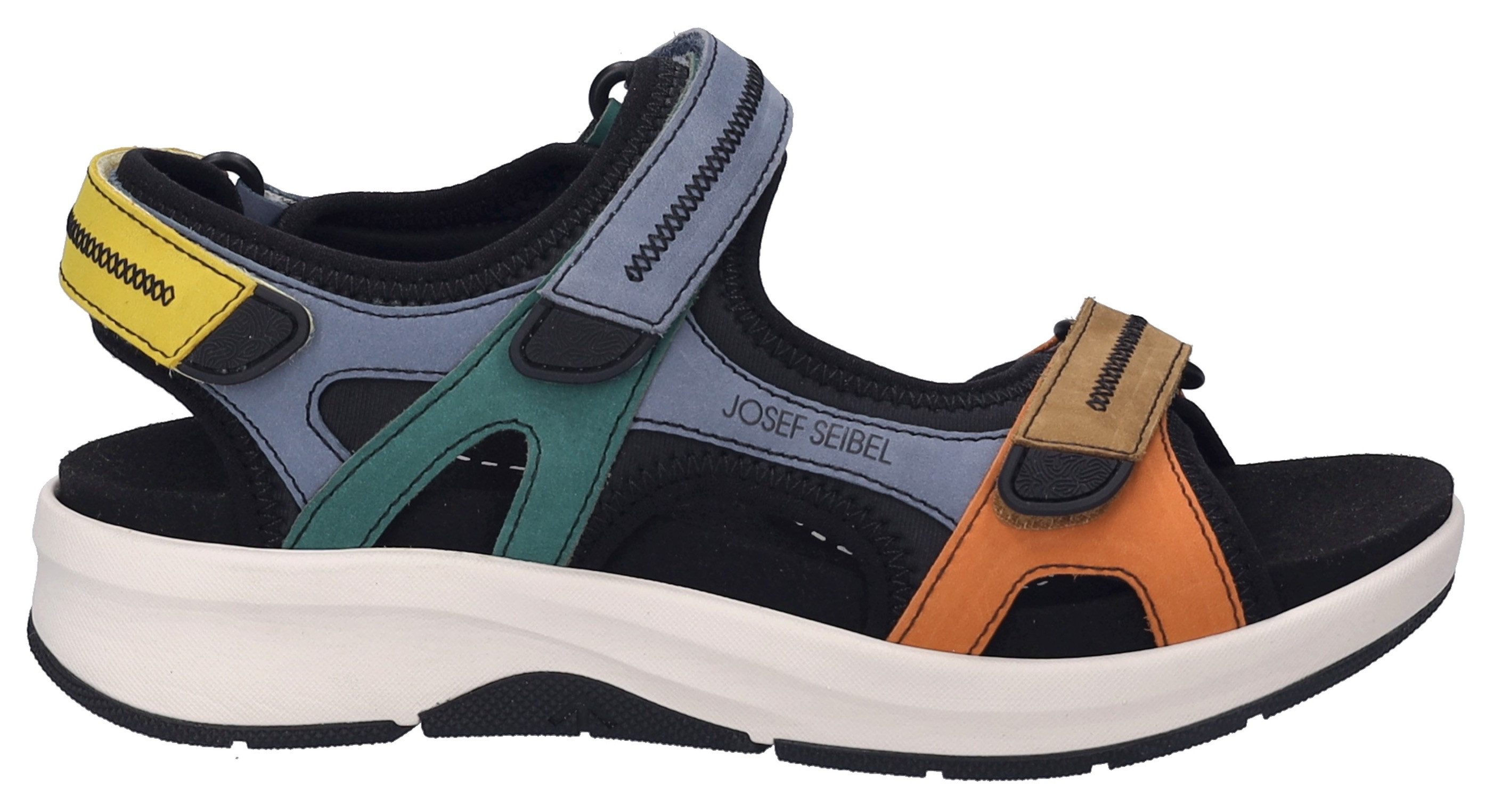 Josef Seibel Estelle 02 Sandale, Trekkingsandale, Outdoorschuh mit verstellbaren Klettverschlüssen