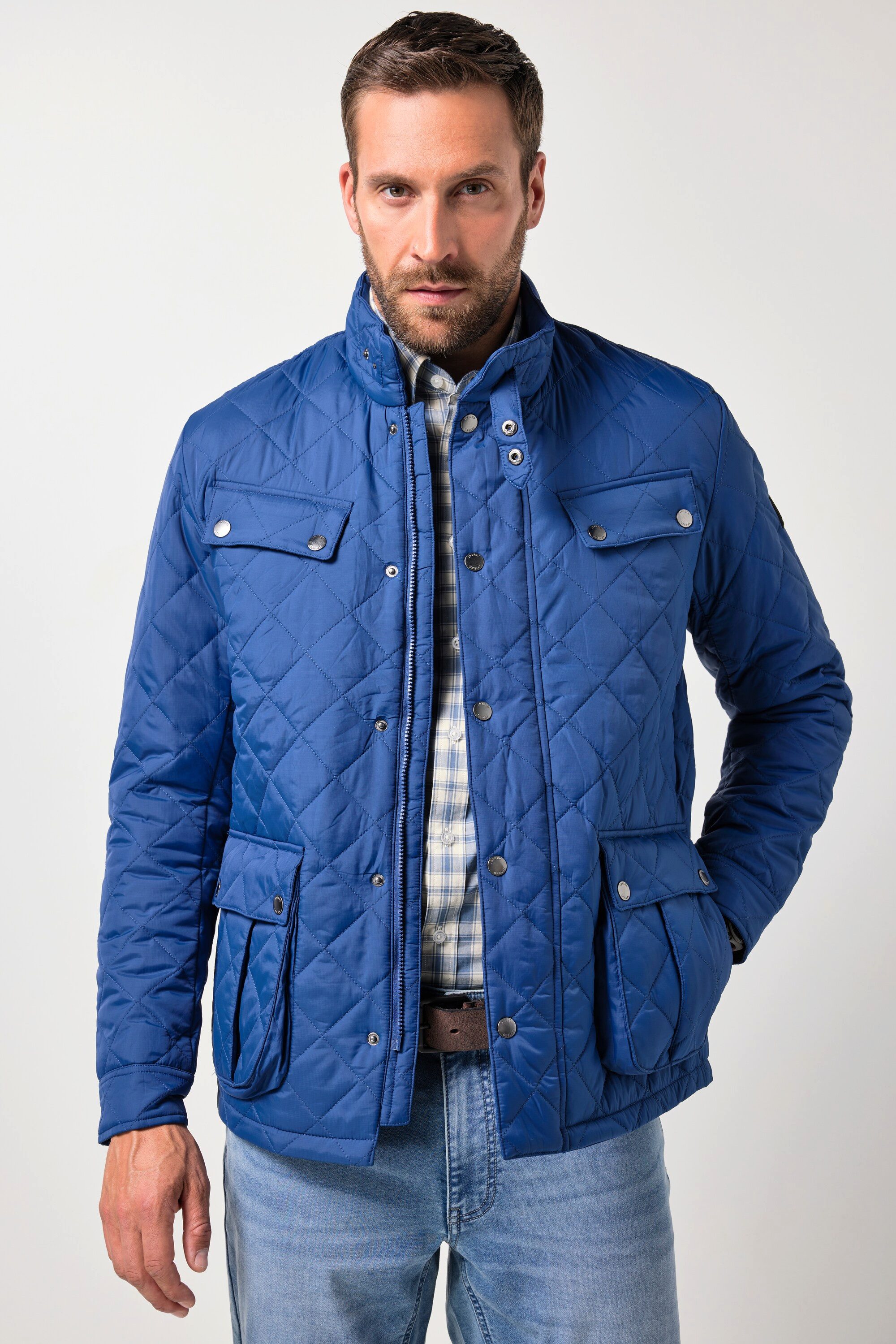 JP1880 Steppjacke Steppjacke Stehkragen viele Taschen günstig online kaufen