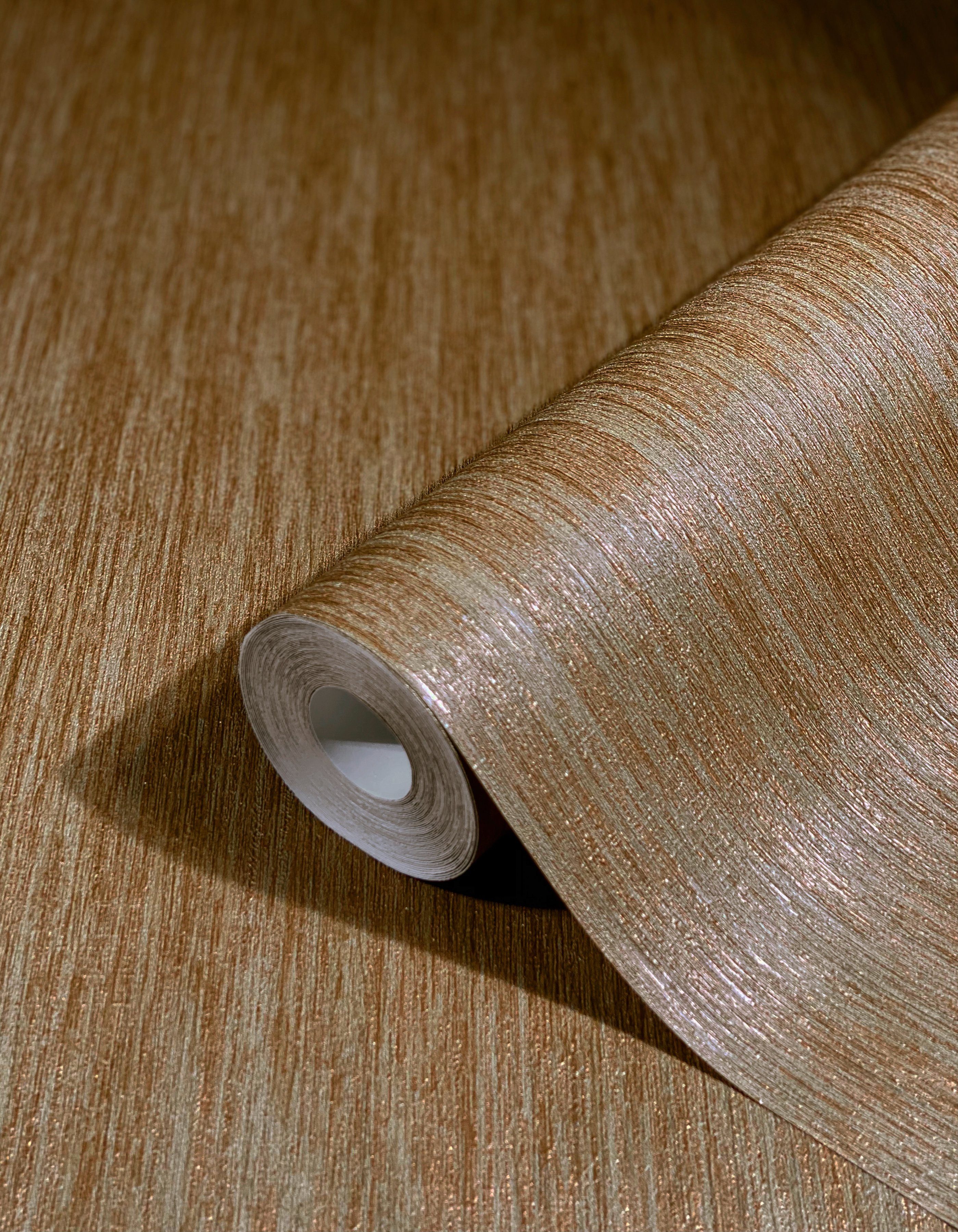 Marburg Vliestapete Natural Opulence Struktur Uni Braun FSC® günstig online kaufen