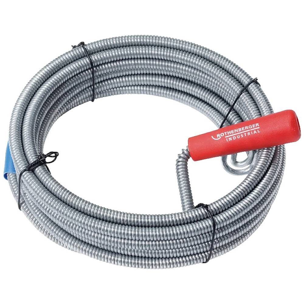 Rothenberger Industrial Rohrreinigungsspirale Reinigungsspirale mit Rückholbohrer - 10.0 m 072986E