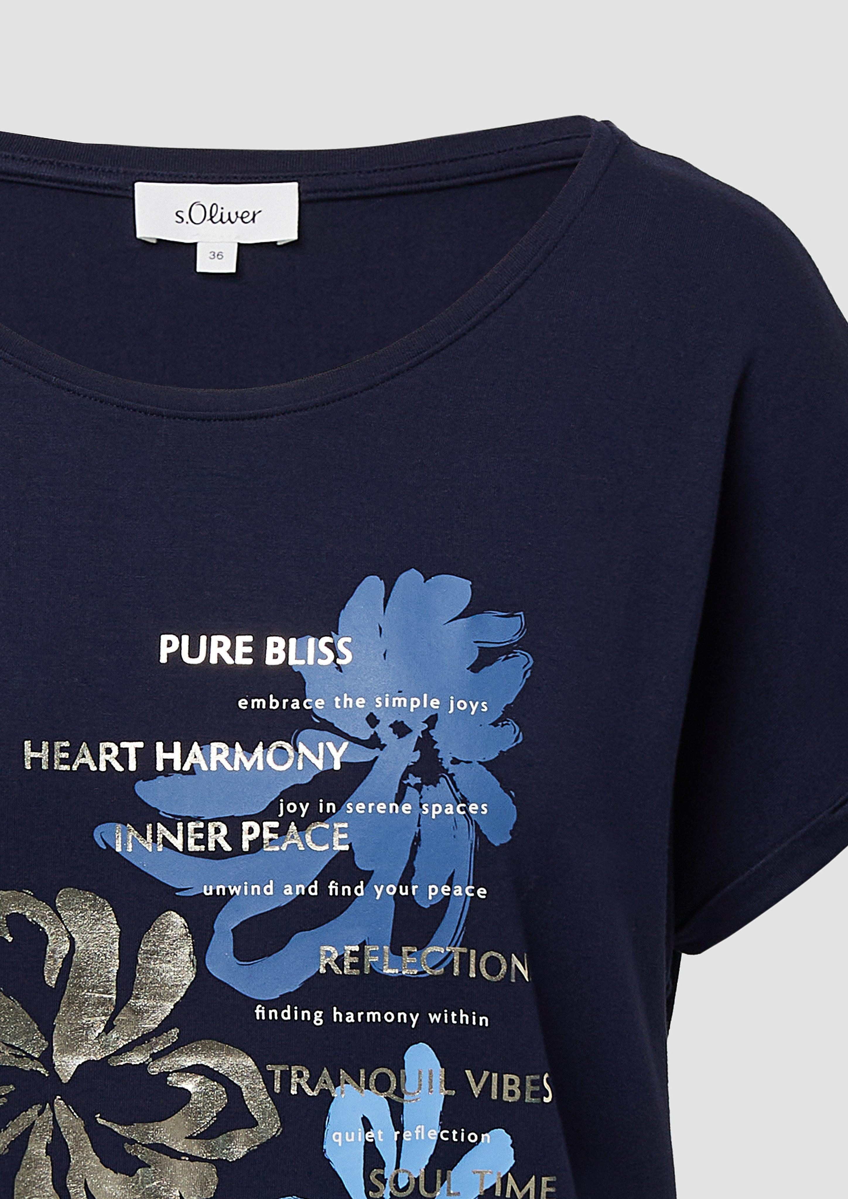 s.Oliver Shirttop T-Shirt aus Viskosemix im günstig online kaufen