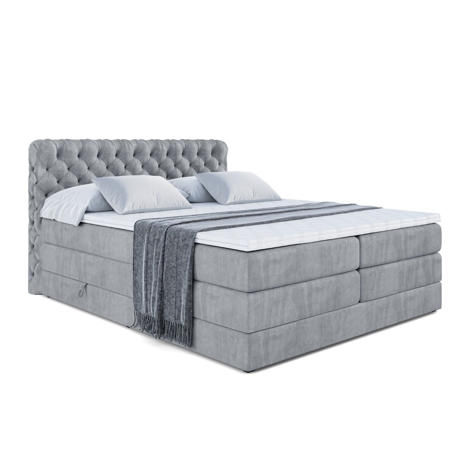 ALTDECOR Boxspringbett BOXI8 KING (Multipocket-Matratze H4, günstig online kaufen