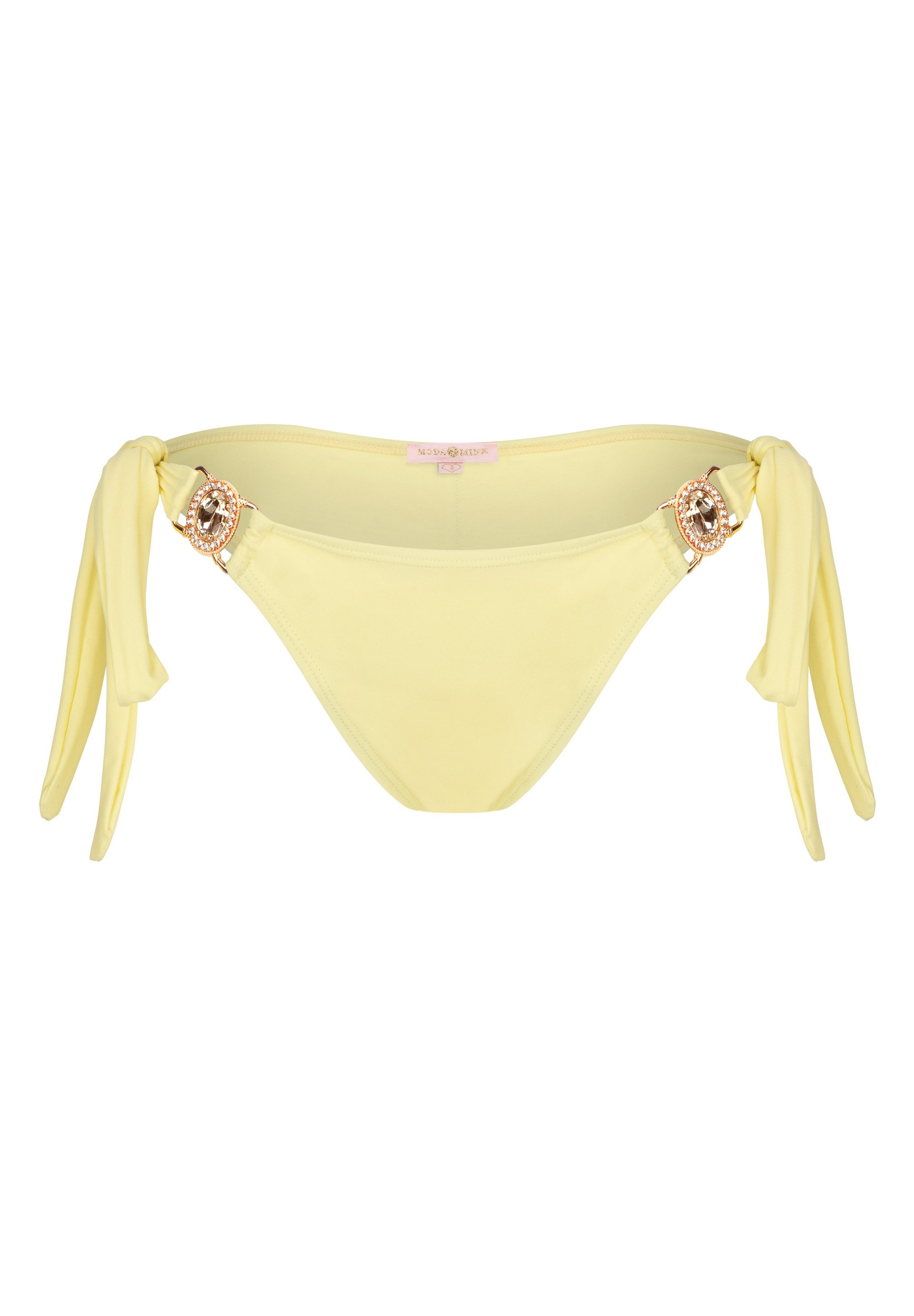 Moda Minx Bikini-Hose Amour Tie Side Brazilian (1-St., Panty) mit stilvollem Steinbesatz – Bild 2 von 5