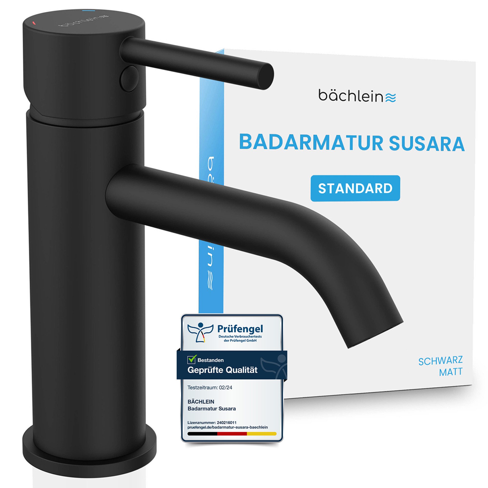Bächlein Badarmatur Susara - eleganter Bad Wasserhahn, Waschbecken Armatur günstig online kaufen