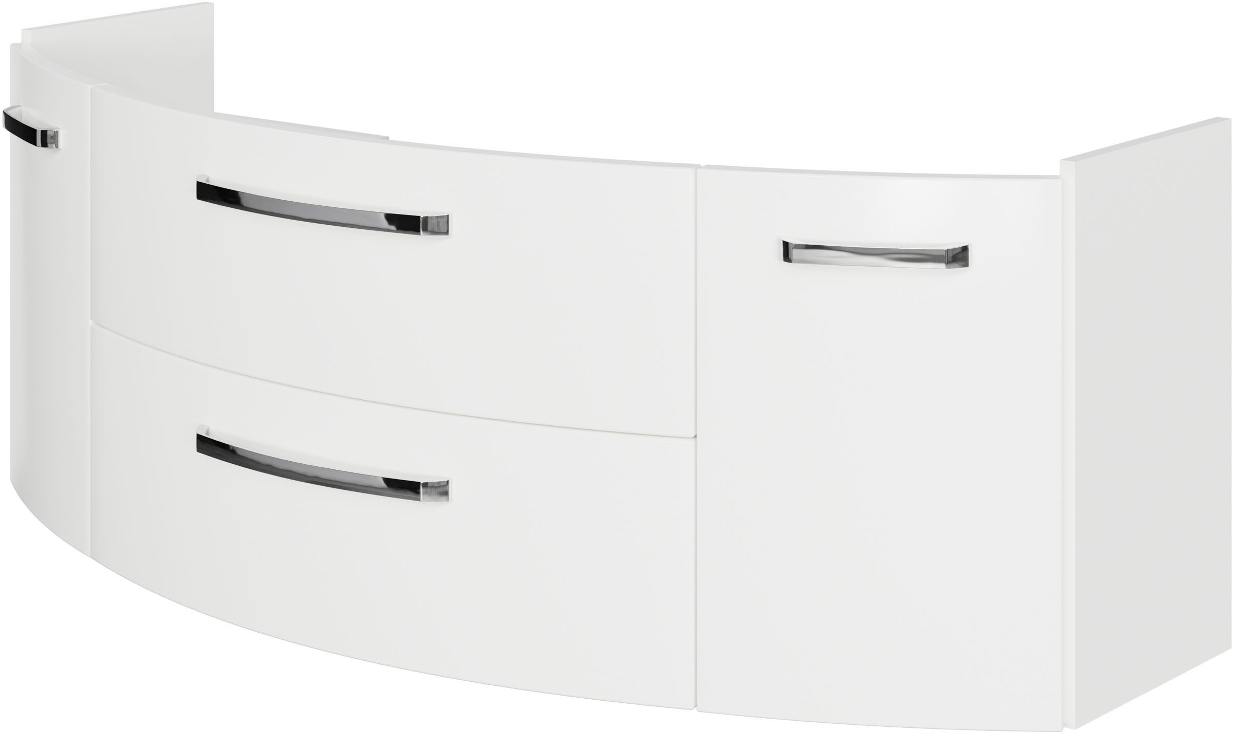 Saphir Badmöbel-Set Serie 4010 2-teilig Keramik-Waschtisch mit LED-Spiegelschrank, (Set), Badezimmer Set 144 cm breit, inkl. Türdämpfer, 5 Türen, 2 Schubladen – Bild 5 von 5