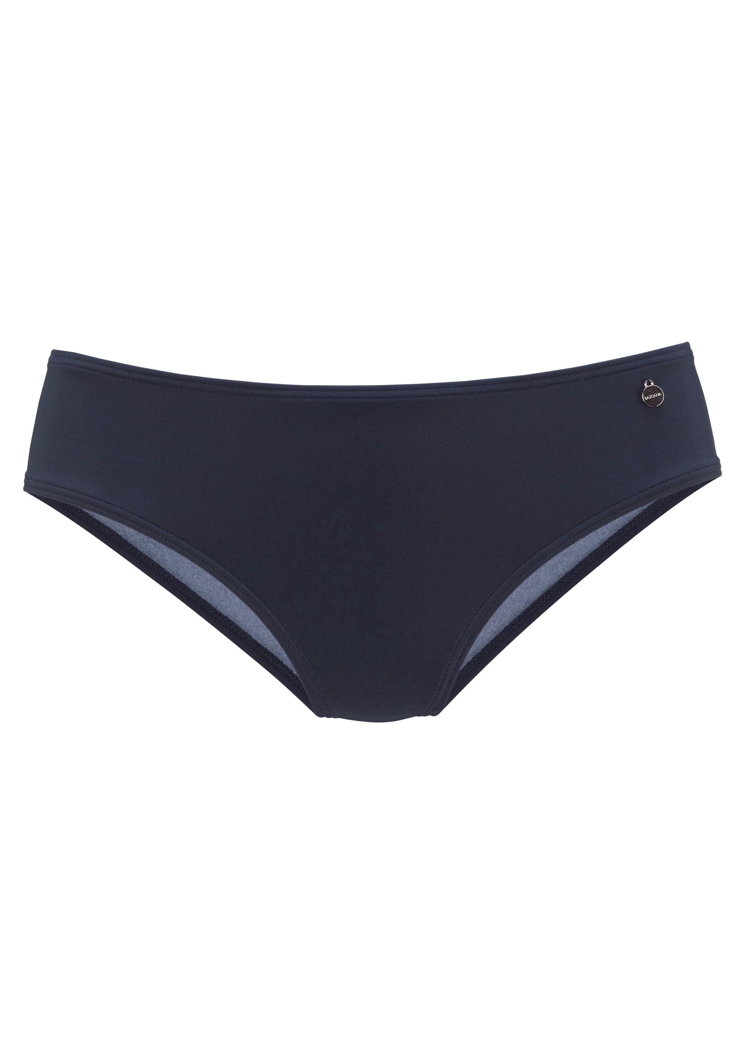 LASCANA Bikini-Hose Merilyn uni und bedruckt günstig online kaufen