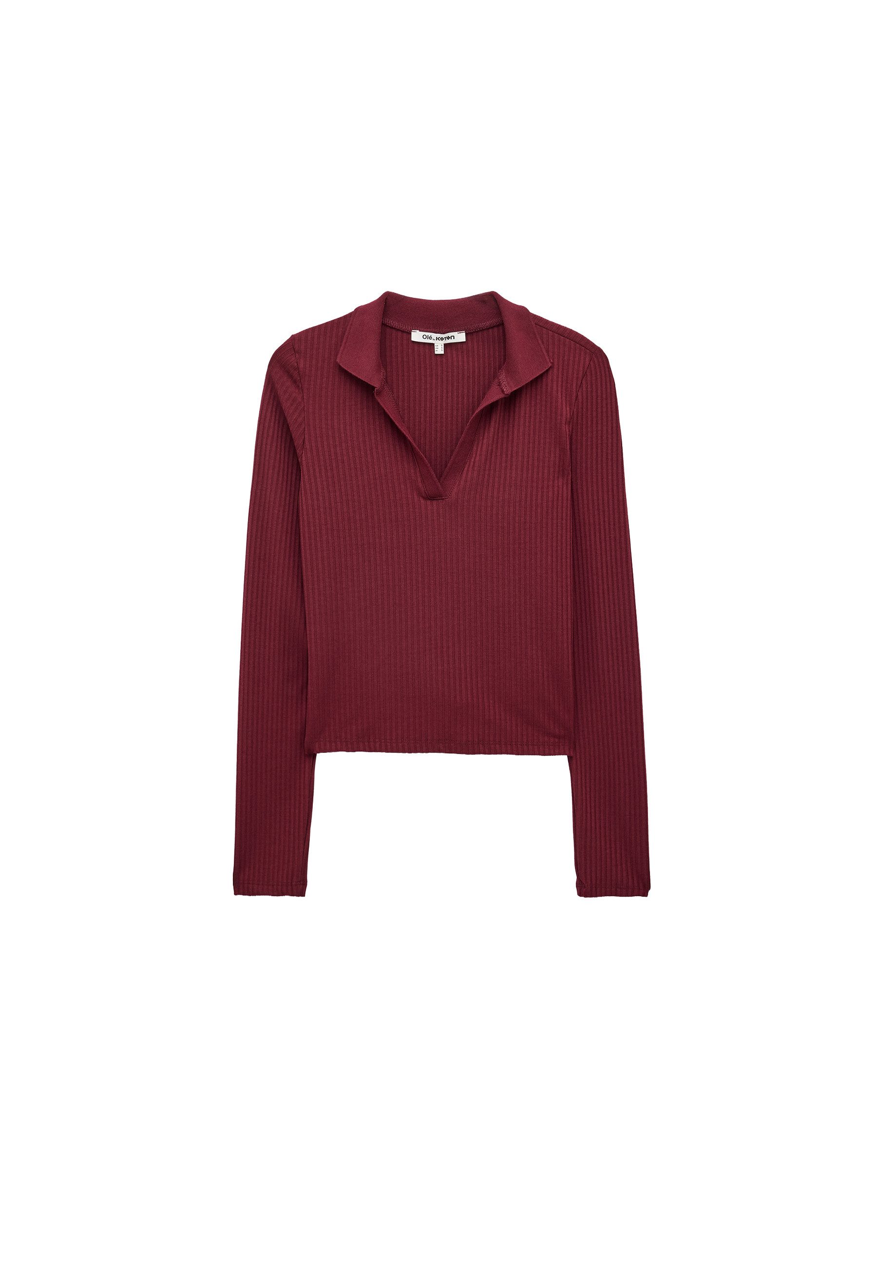 Koton Langarmshirt Koton Langarm-Slim-Fit-Polo
